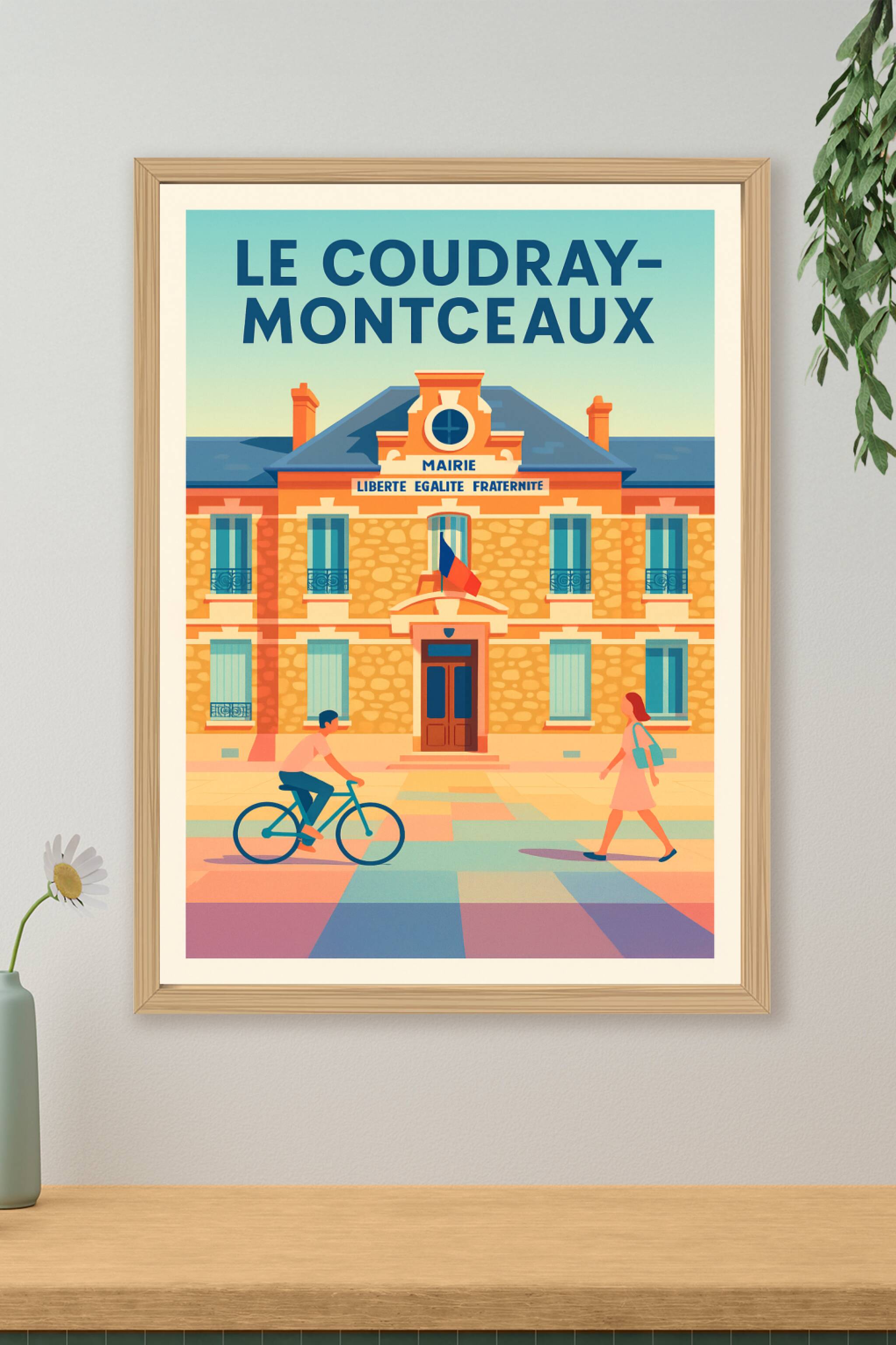 Affiche de Le Coudray-Montceaux - L'élégance de la mairie à portée de main