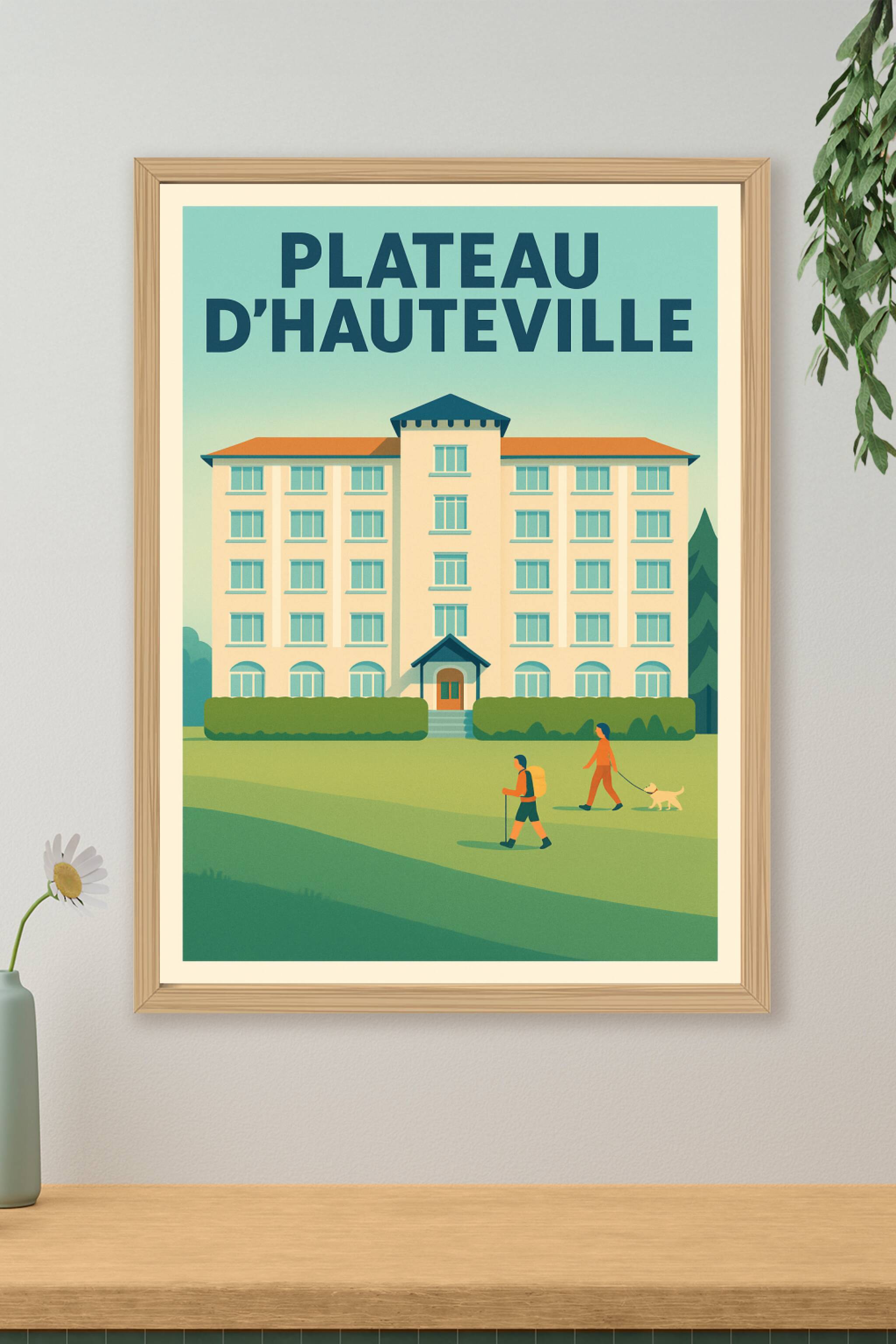 Affiche de Plateau d'Hauteville - Charme tranquille et nature apaisante