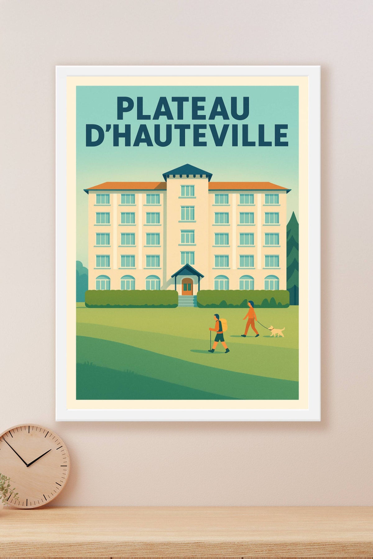 Affiche de Plateau d'Hauteville - Charme tranquille et nature apaisante