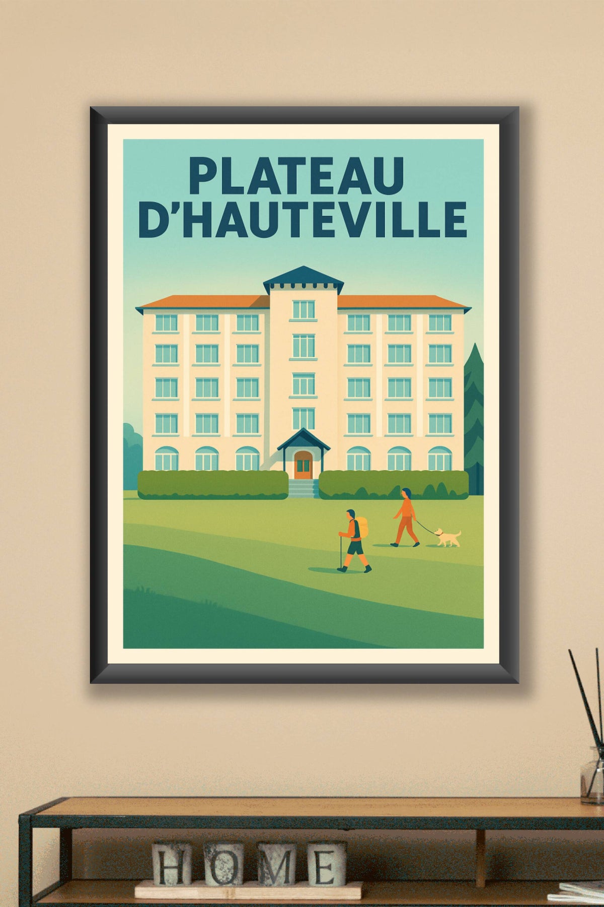 Affiche de Plateau d'Hauteville - Charme tranquille et nature apaisante