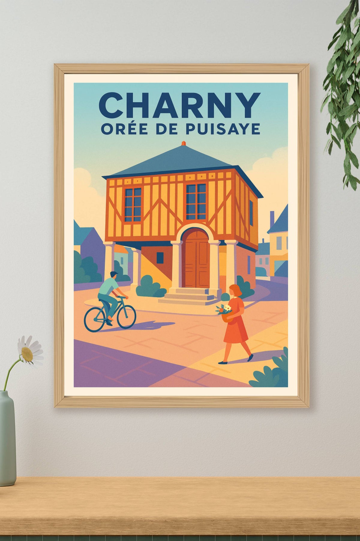 Affiche de Charny Orée de Puisaye - Charme et authenticité au cœur de la Bourgogne