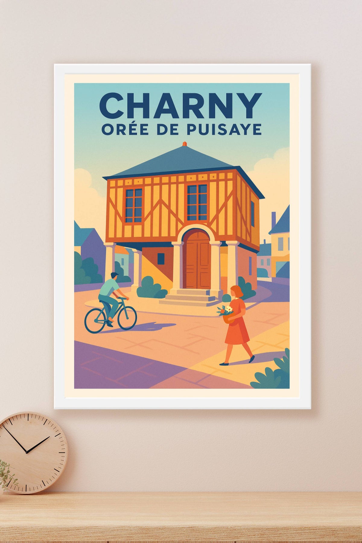 Affiche de Charny Orée de Puisaye - Charme et authenticité au cœur de la Bourgogne
