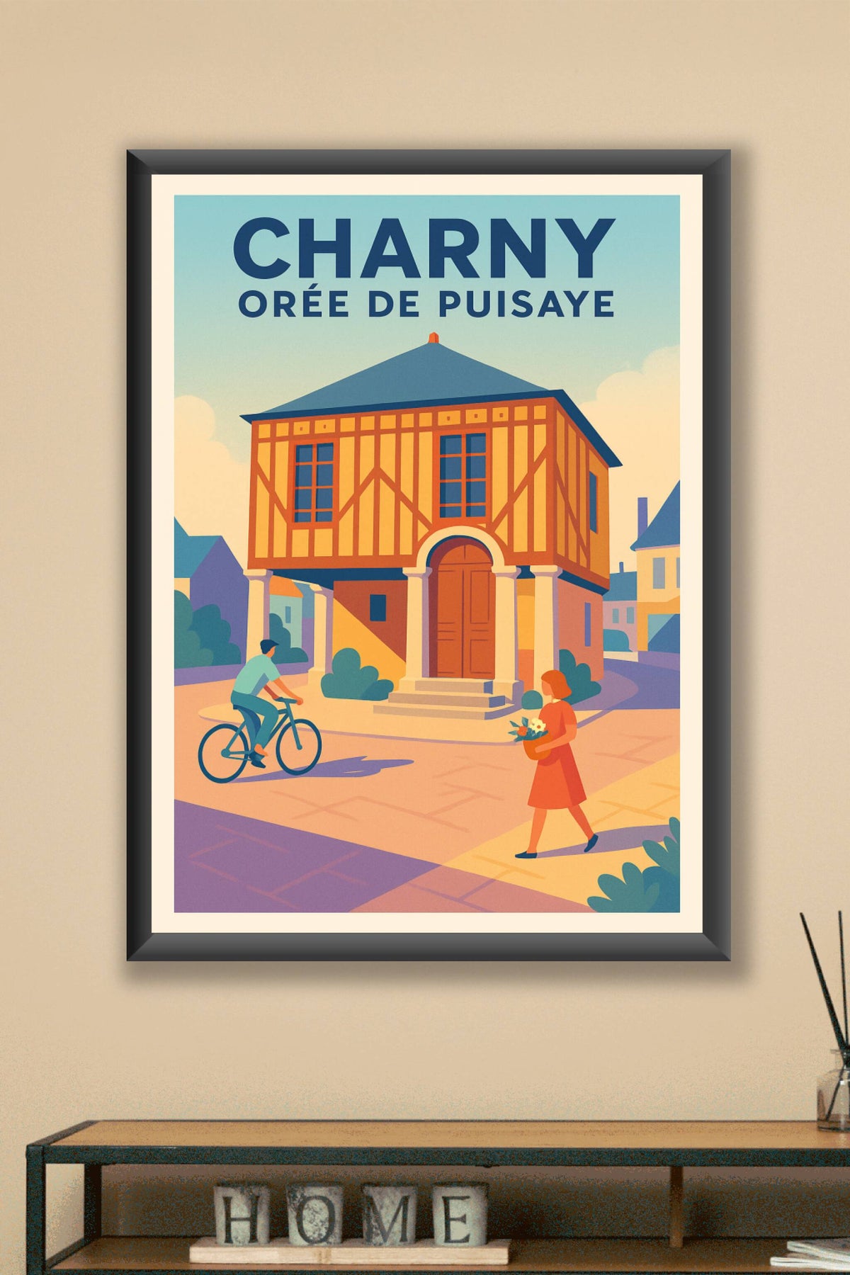 Affiche de Charny Orée de Puisaye - Charme et authenticité au cœur de la Bourgogne