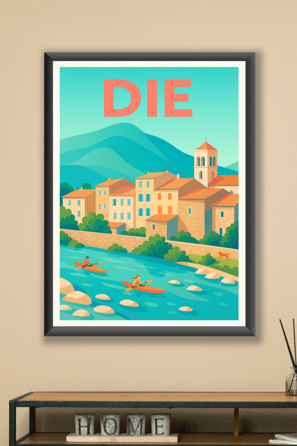 Affiche de Die - Charme et nature en vallée de la Drôme