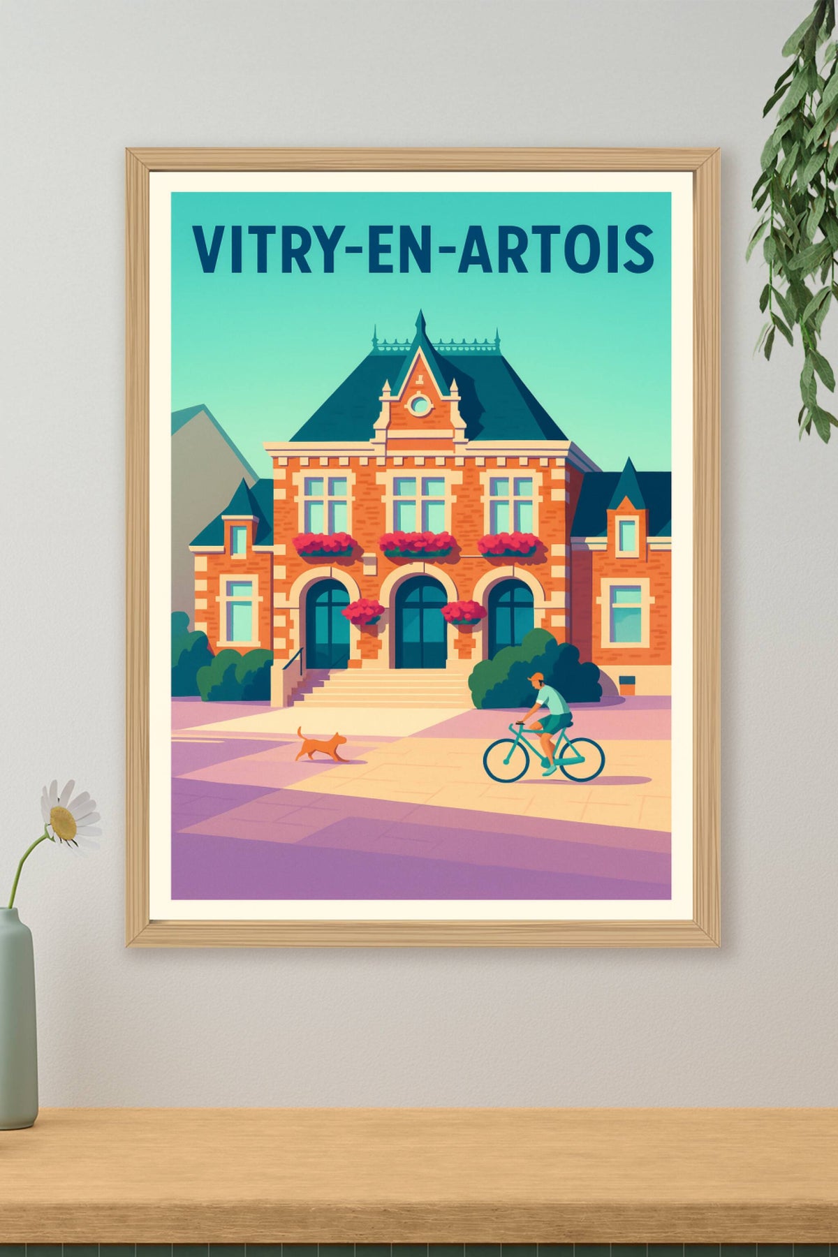 Affiche de Vitry-en-Artois - L'élégance intemporelle au cœur de la ville
