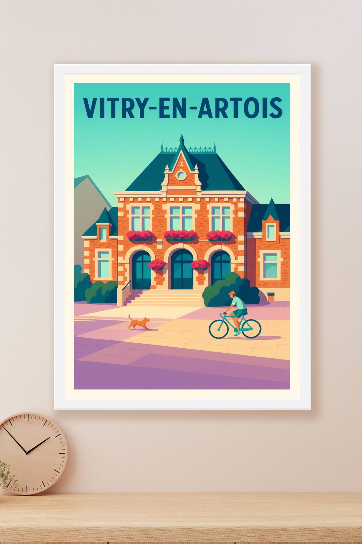 Affiche de Vitry-en-Artois - L'élégance intemporelle au cœur de la ville