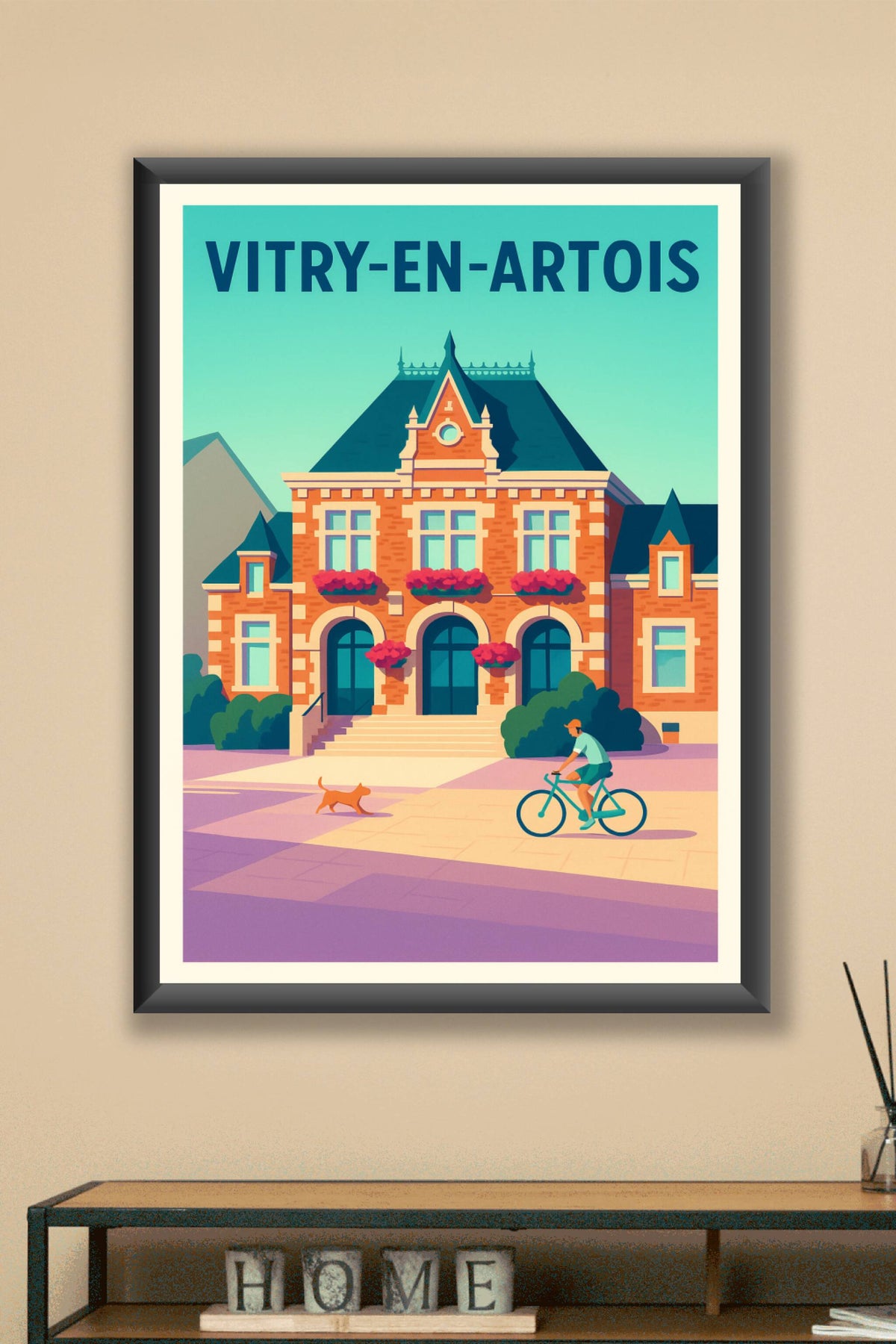 Affiche de Vitry-en-Artois - L'élégance intemporelle au cœur de la ville