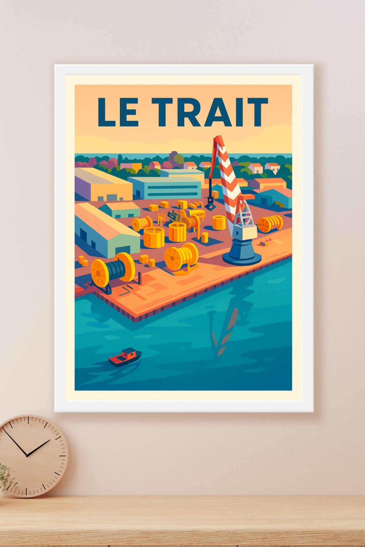 Affiche de Le Trait - L'Esprit Industriel au Bord de l'Eau