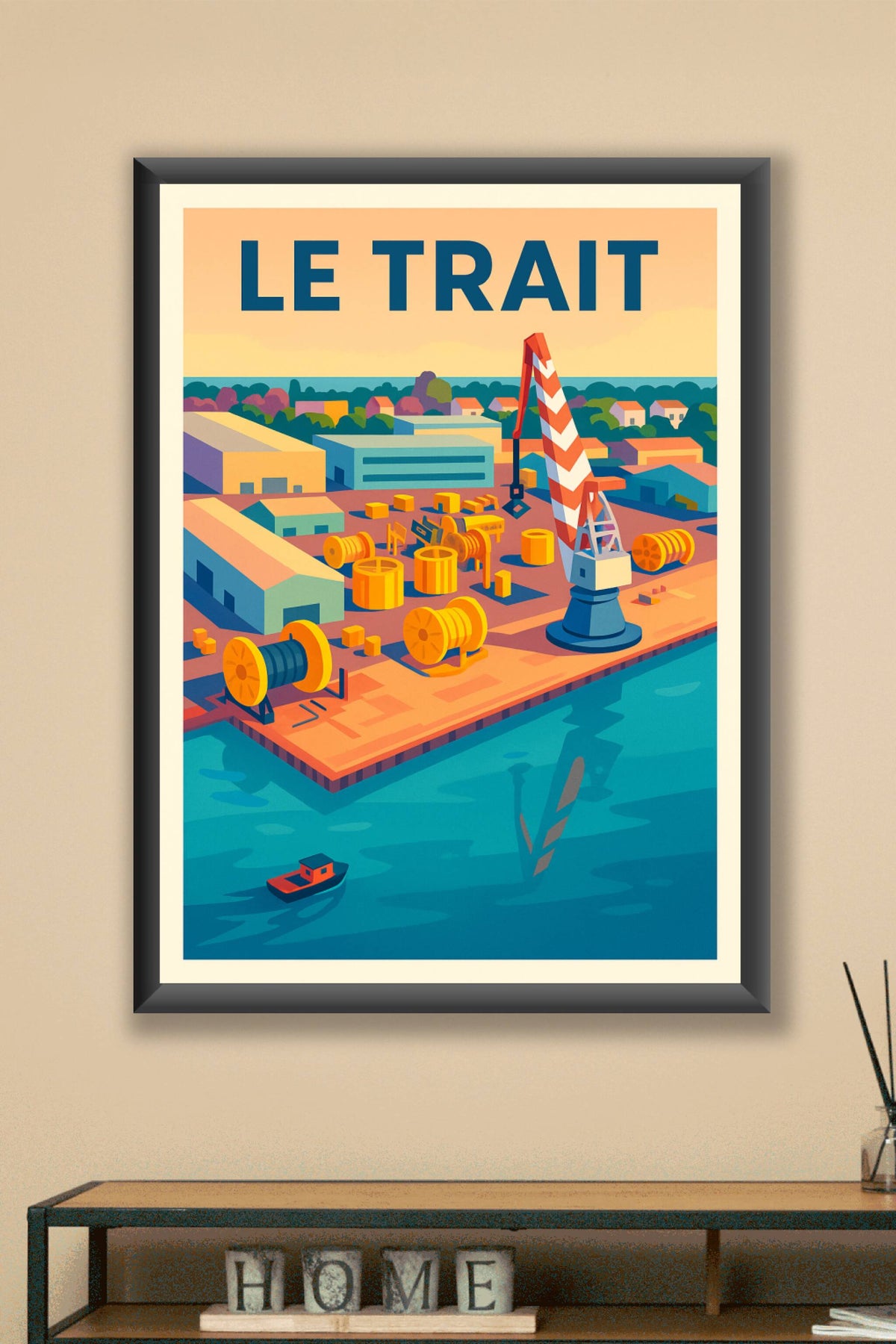 Affiche de Le Trait - L'Esprit Industriel au Bord de l'Eau