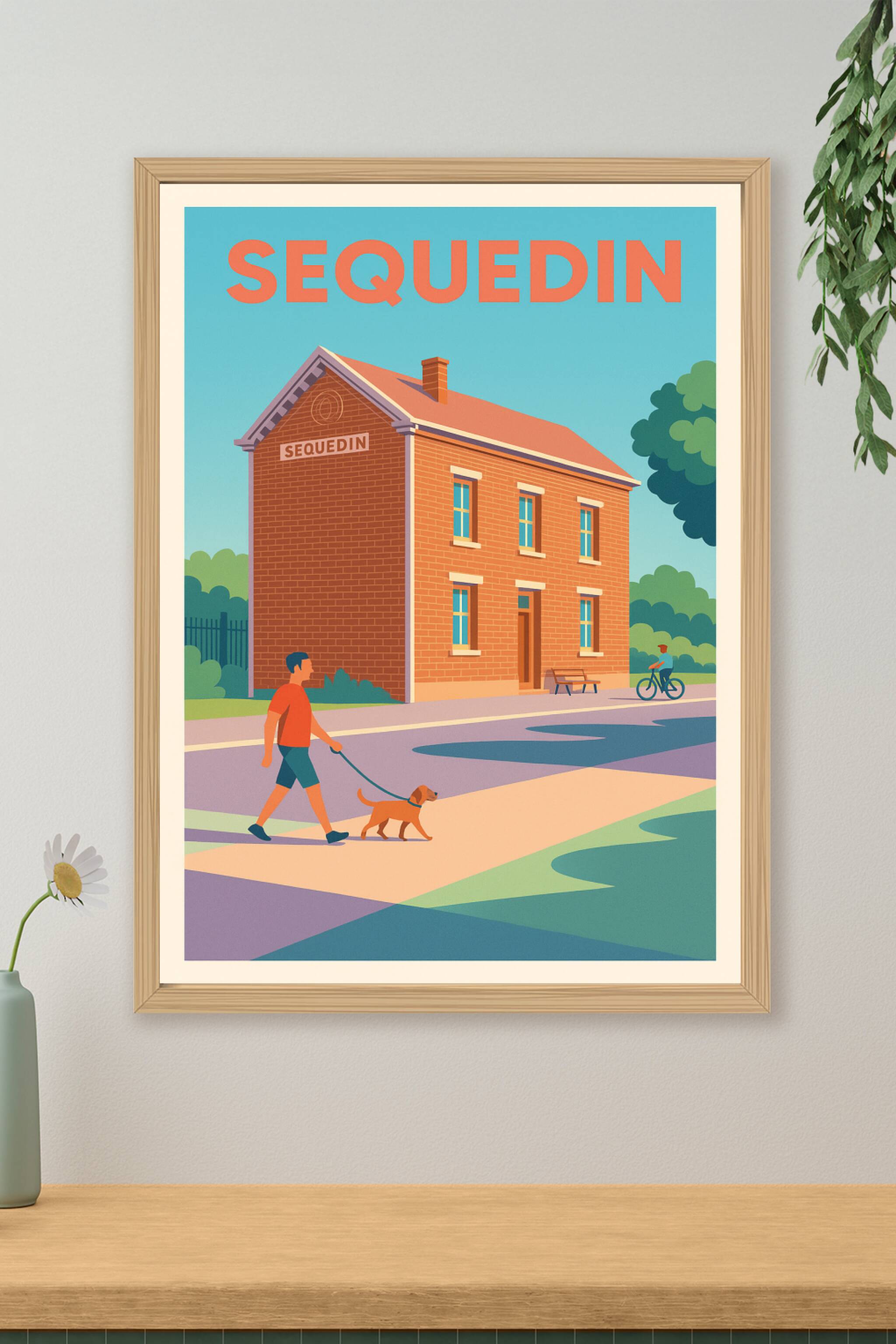 Affiche de Sequedin - Harmonie urbaine et nature au quotidien