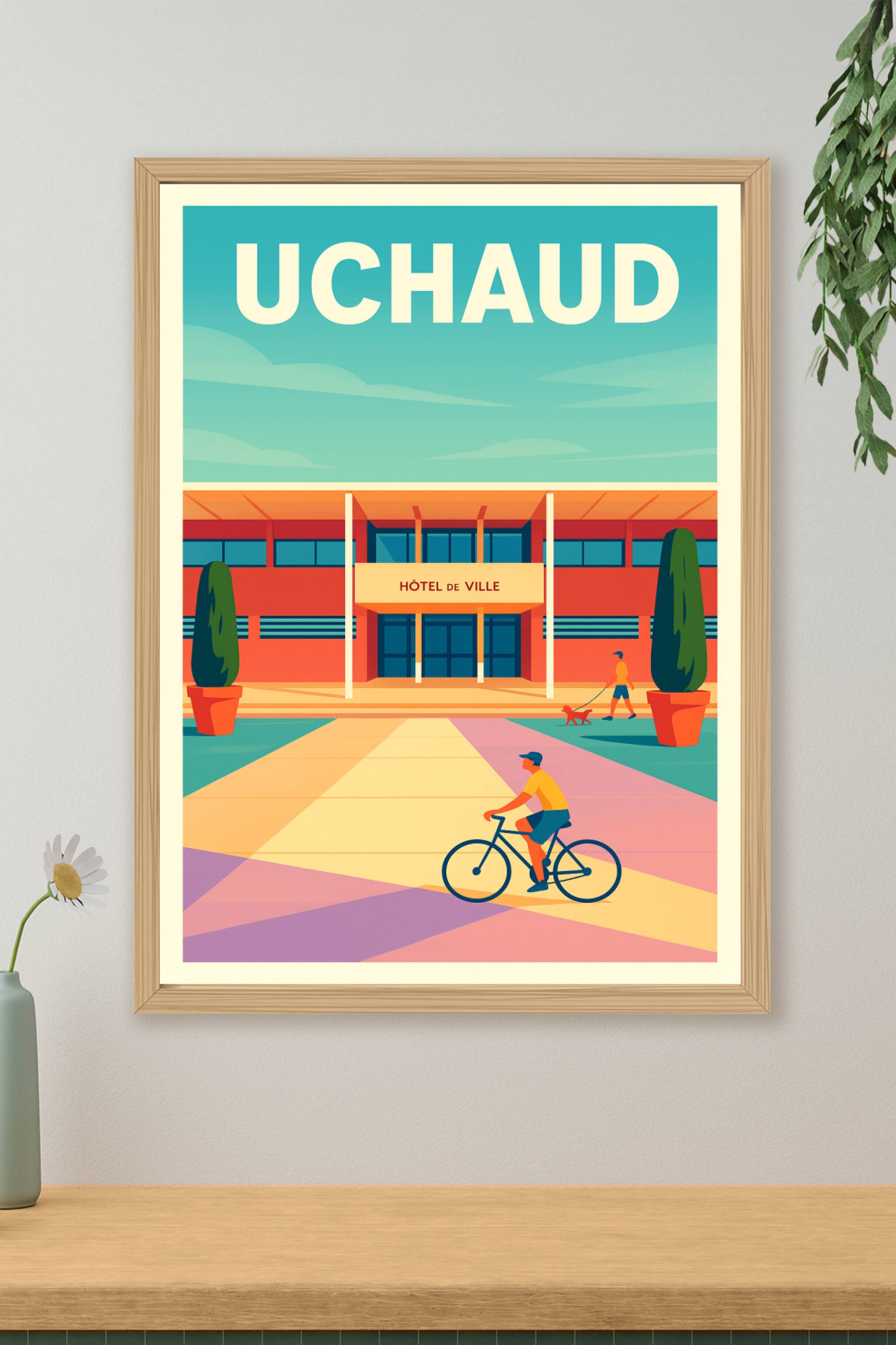 Affiche de Uchaud - Dynamisme et douceur de vivre au cœur de la ville