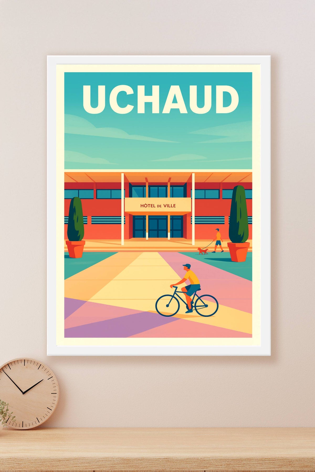 Affiche de Uchaud - Dynamisme et douceur de vivre au cœur de la ville