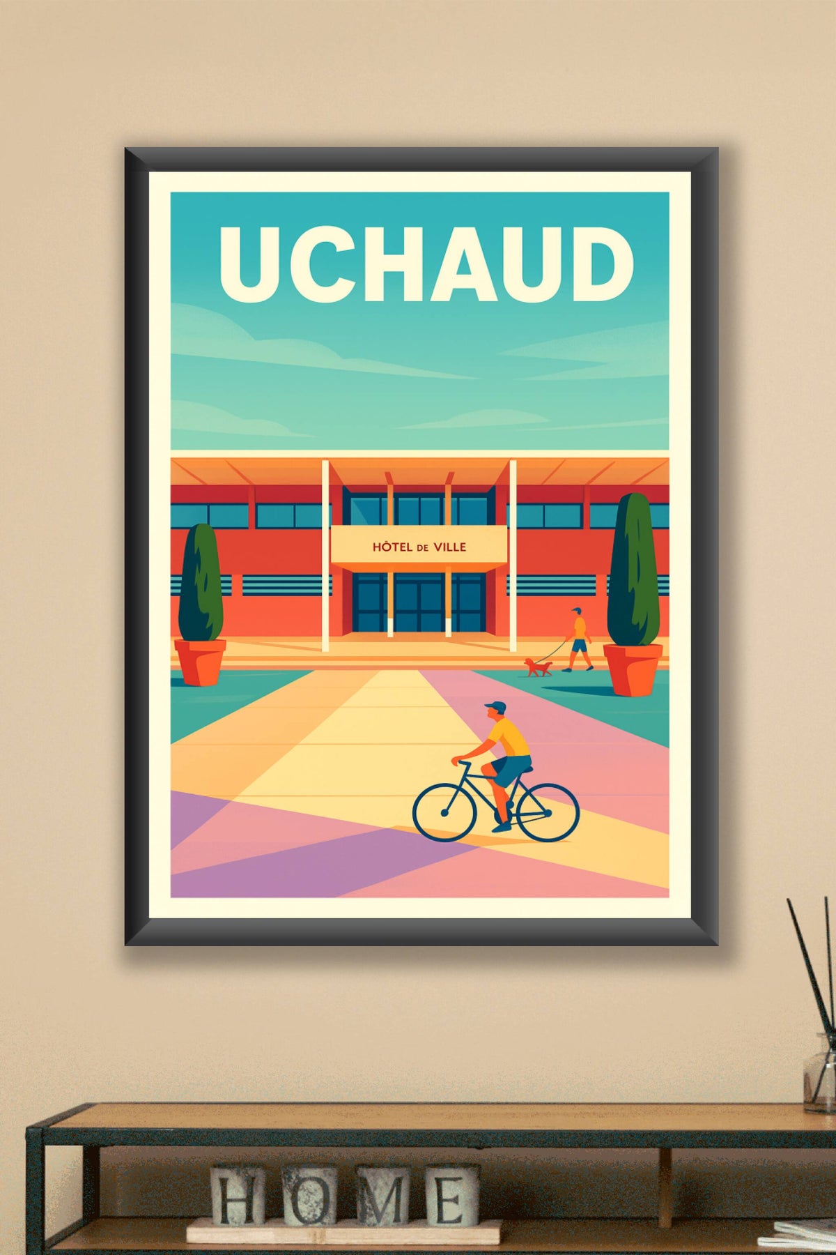 Affiche de Uchaud - Dynamisme et douceur de vivre au cœur de la ville