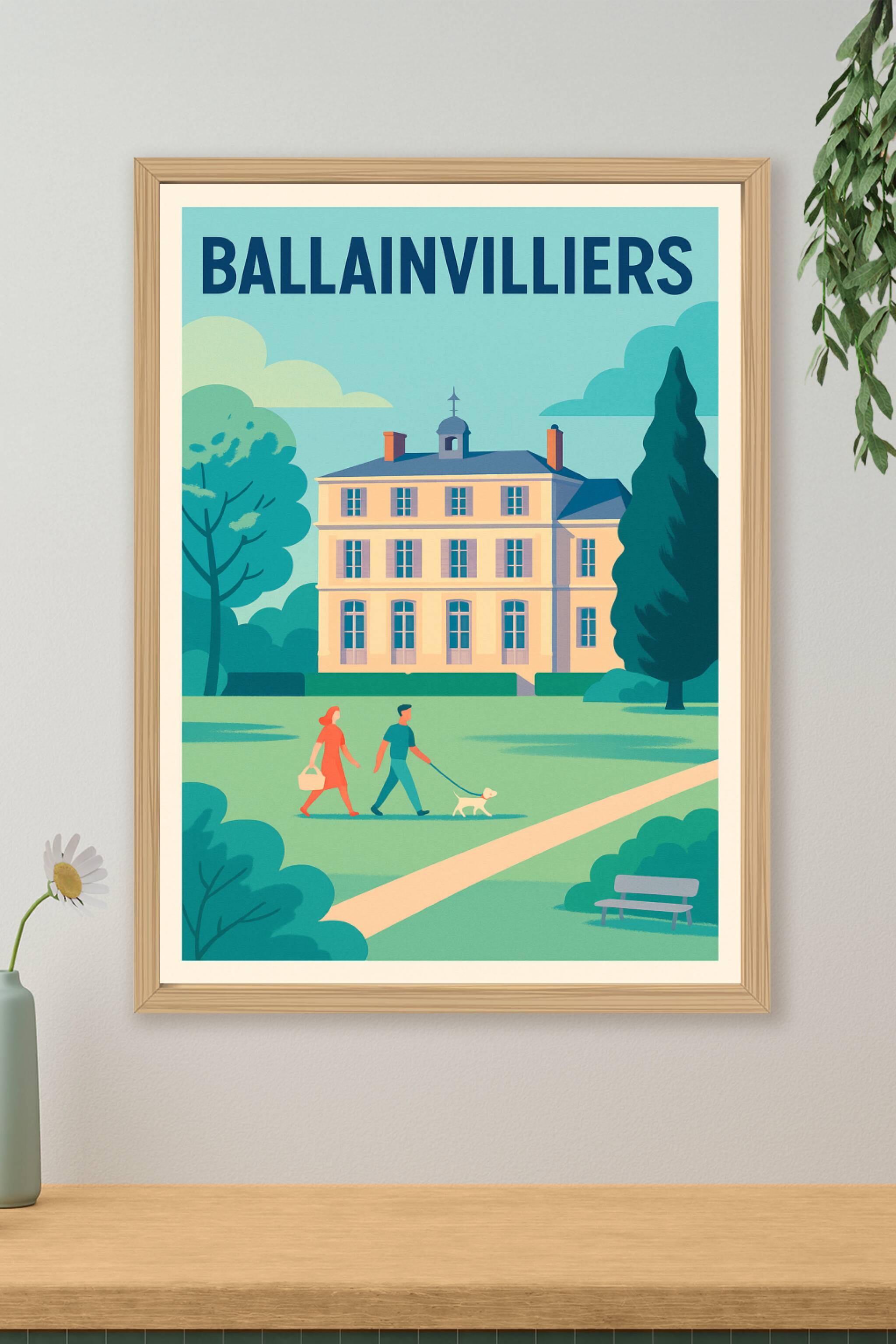 Affiche de Ballainvilliers - Charme et sérénité au cœur du parc