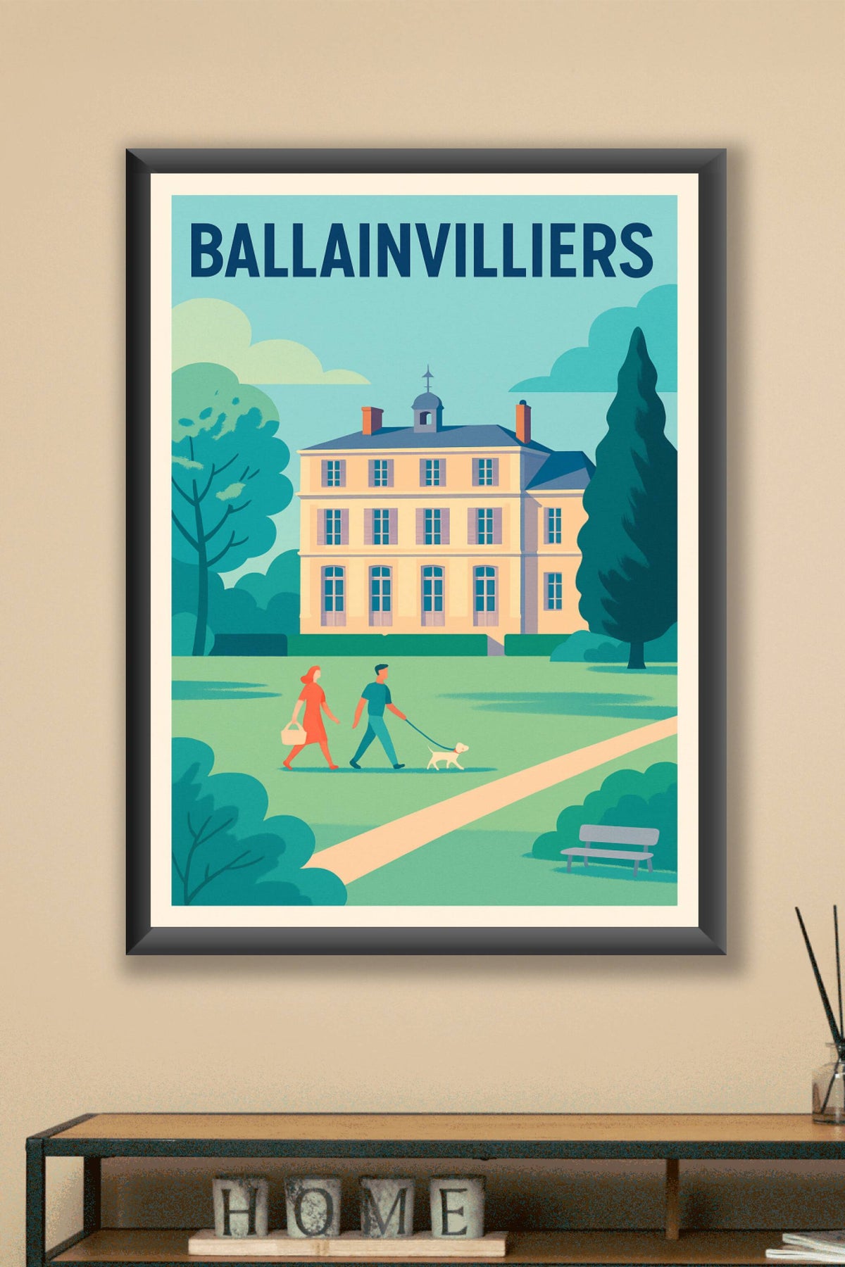 Affiche de Ballainvilliers - Charme et sérénité au cœur du parc