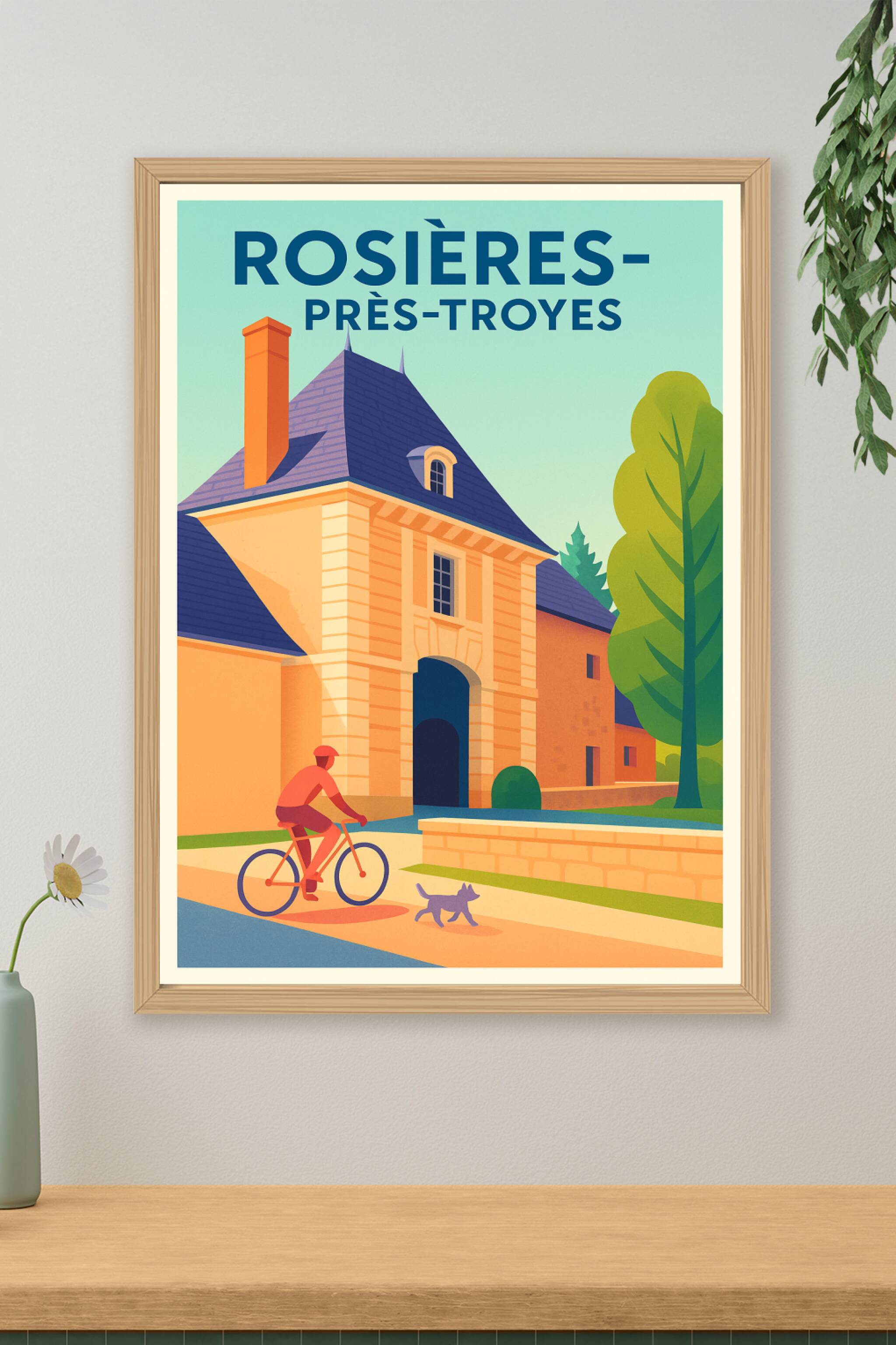 Affiche de Rosières-près-Troyes - Charme et tranquillité au cœur de l'Aube