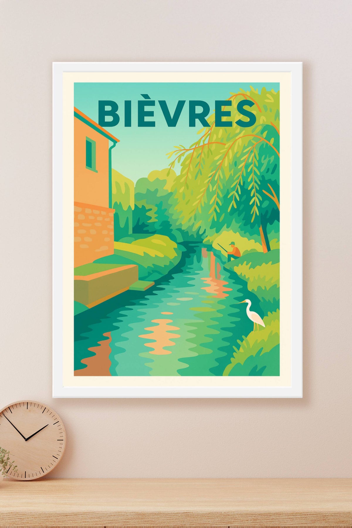 Affiche de Bièvres - Sérénité au fil de l'eau