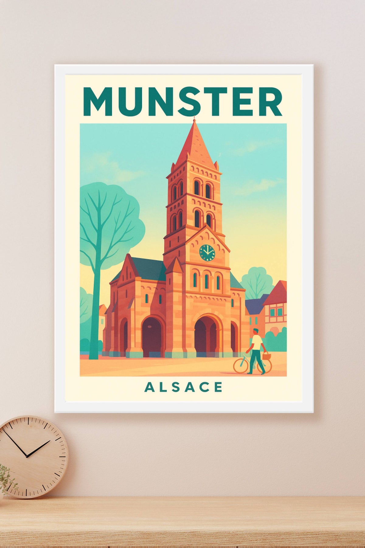 Affiche de Munster - Charme authentique d'Alsace