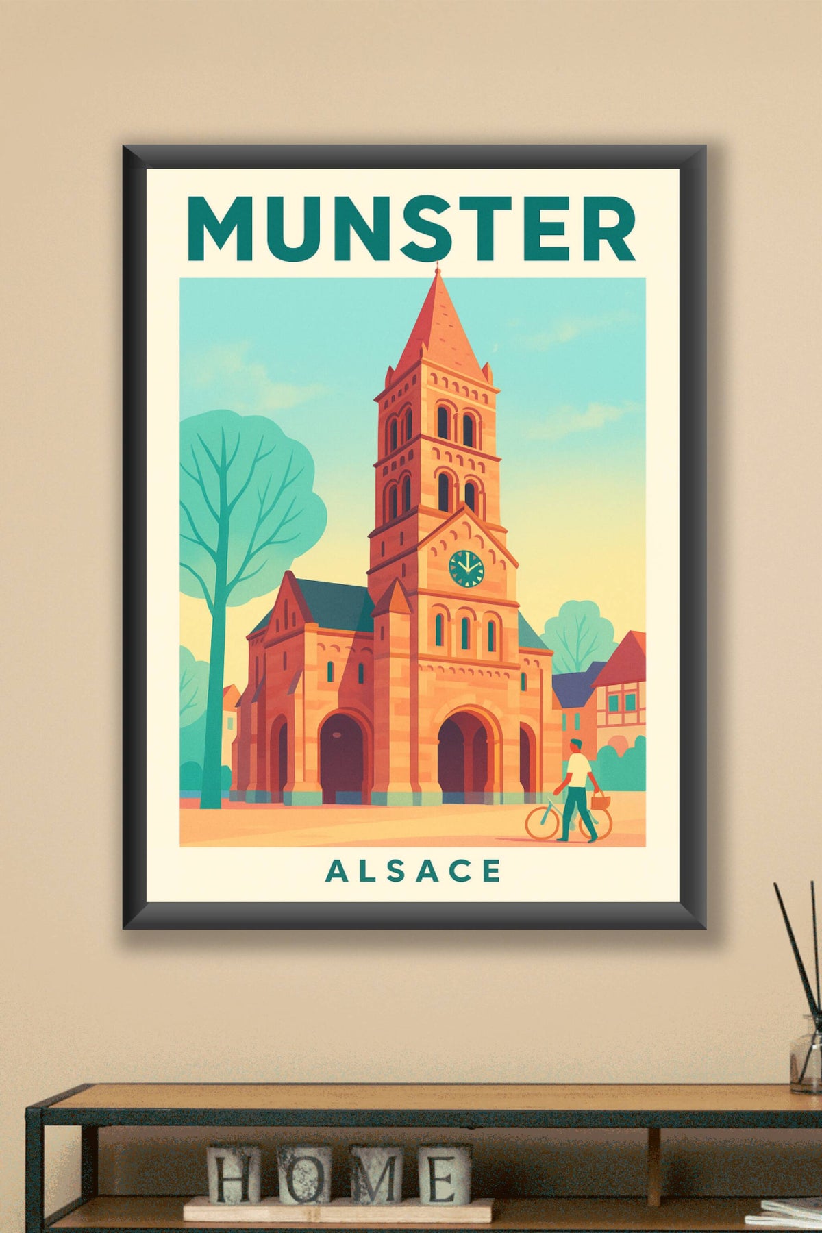 Affiche de Munster - Charme authentique d'Alsace