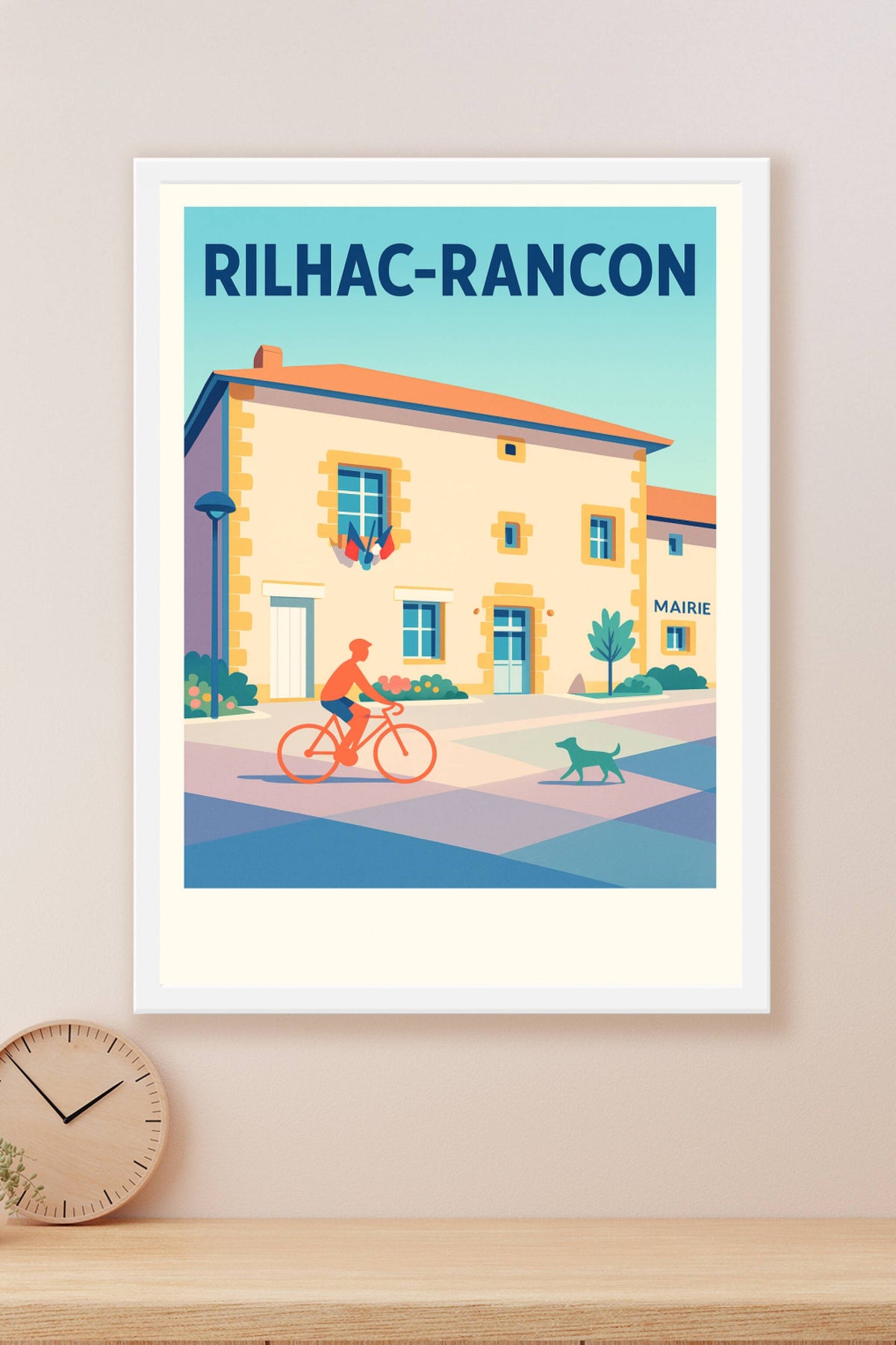 Affiche de Rilhac-Rancon - Douceur de vivre à la mairie