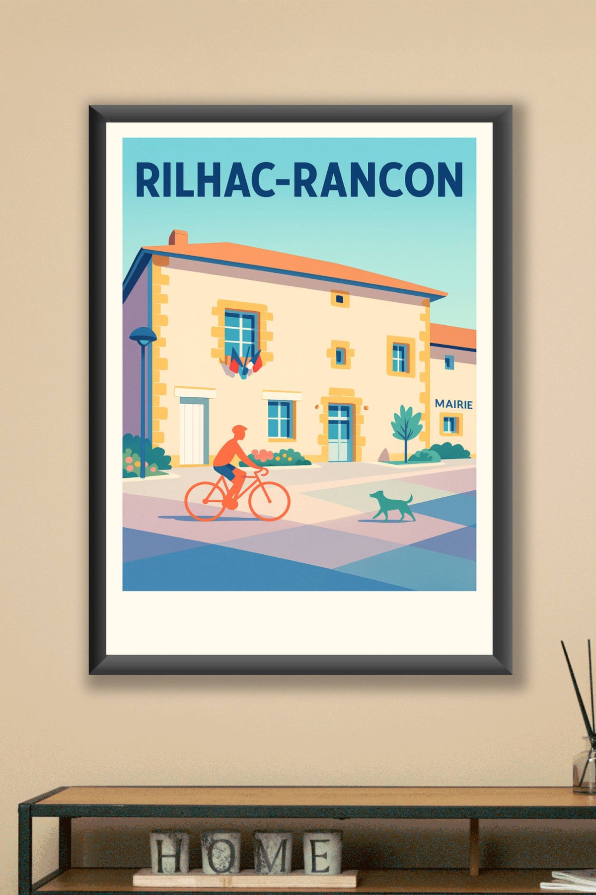 Affiche de Rilhac-Rancon - Douceur de vivre à la mairie