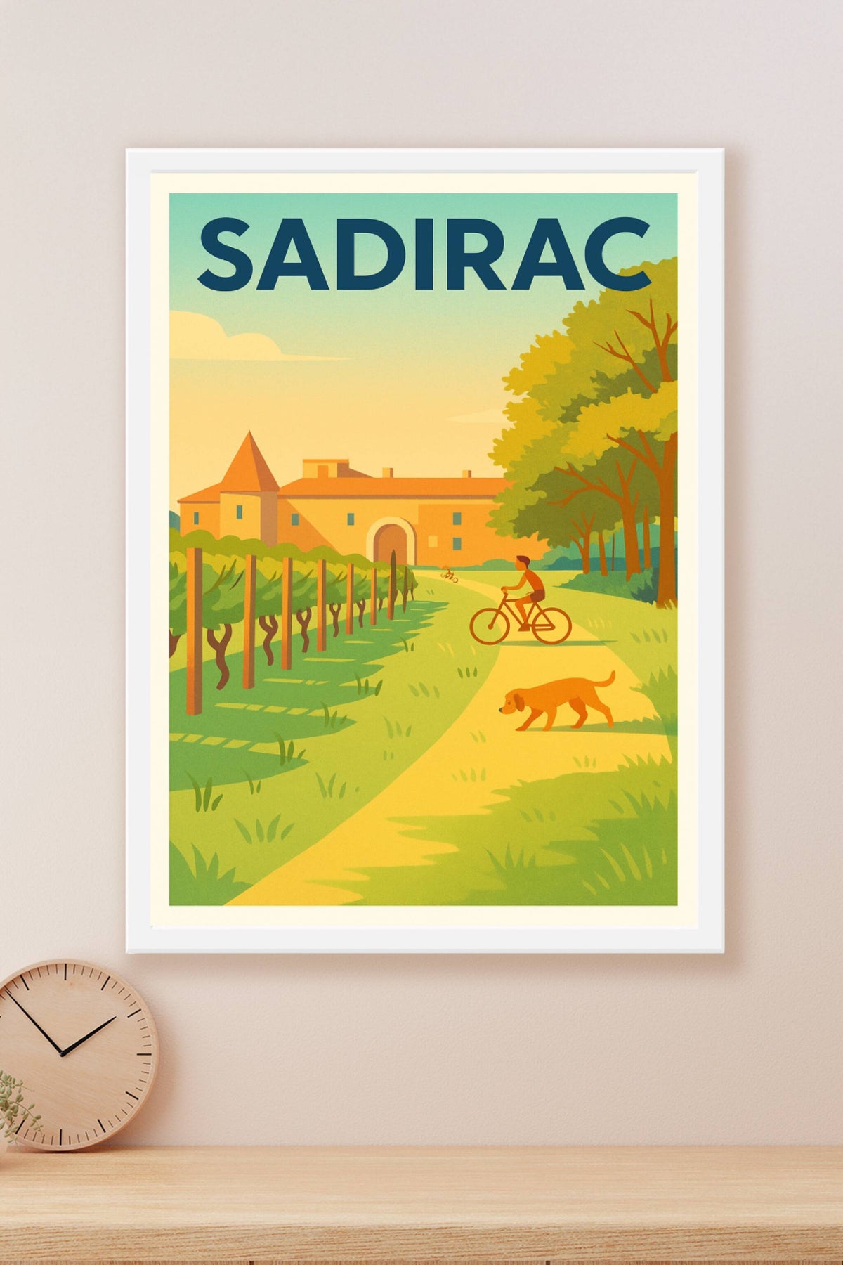 Affiche de Sadirac - Promenade paisible au cœur du vignoble