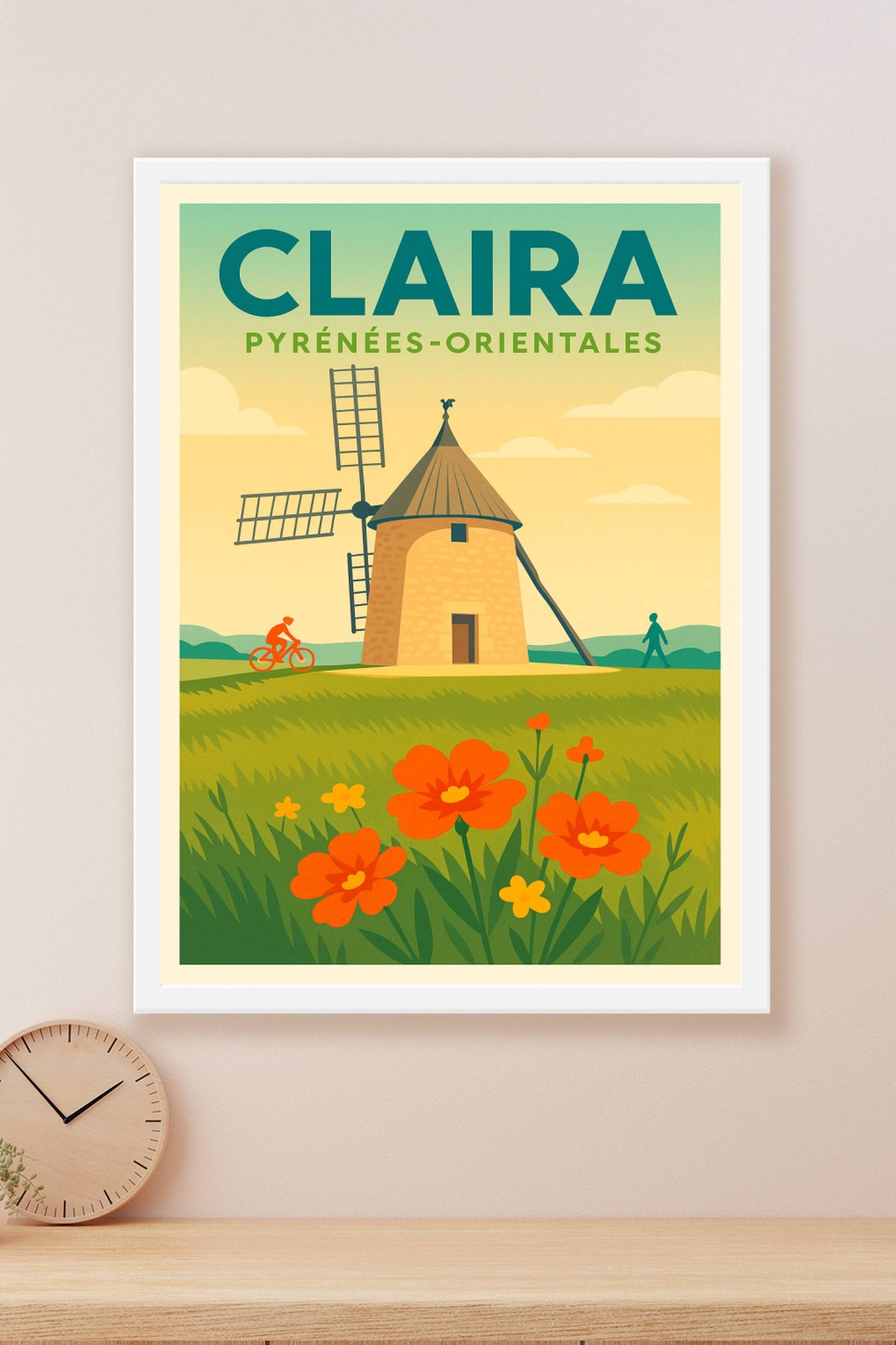 Affiche de Claira - Charme et nature des Pyrénées-Orientales