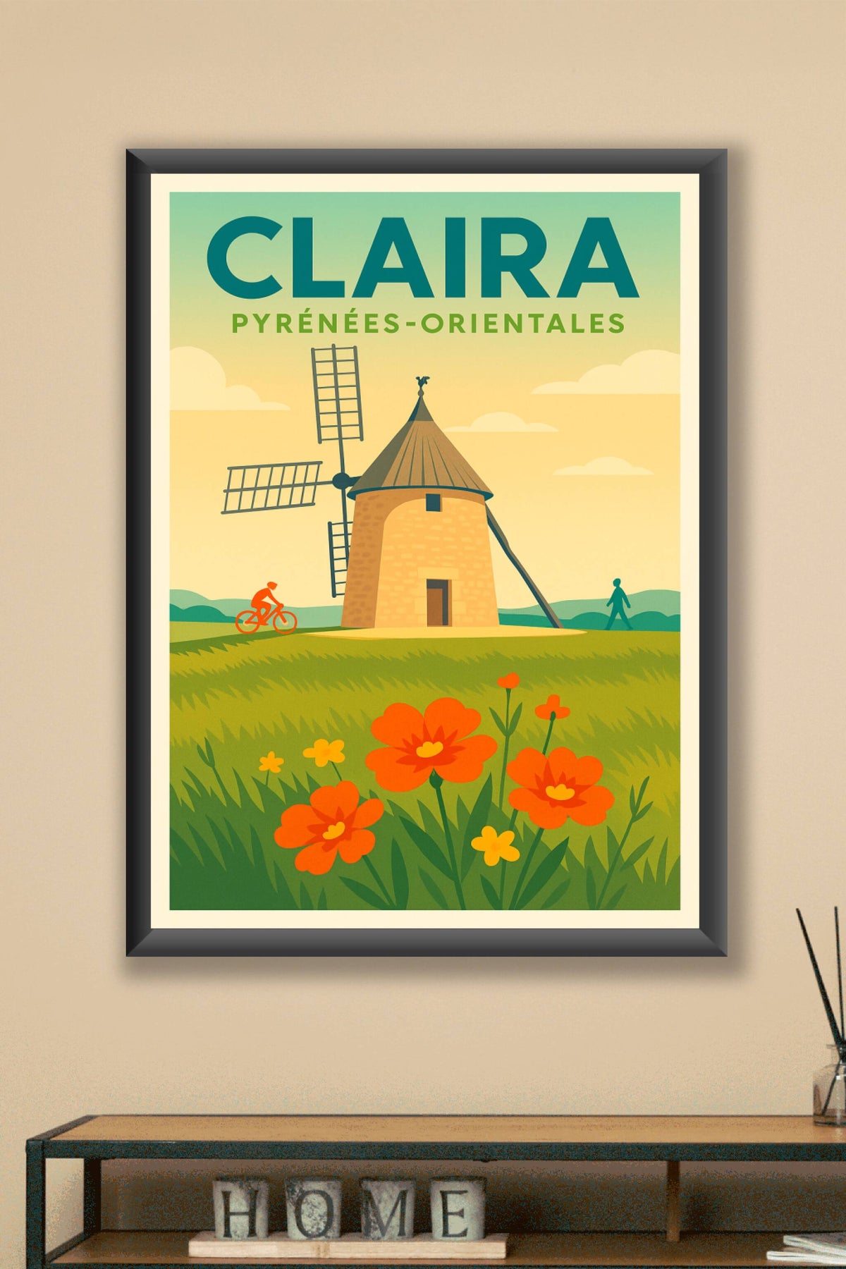 Affiche de Claira - Charme et nature des Pyrénées-Orientales