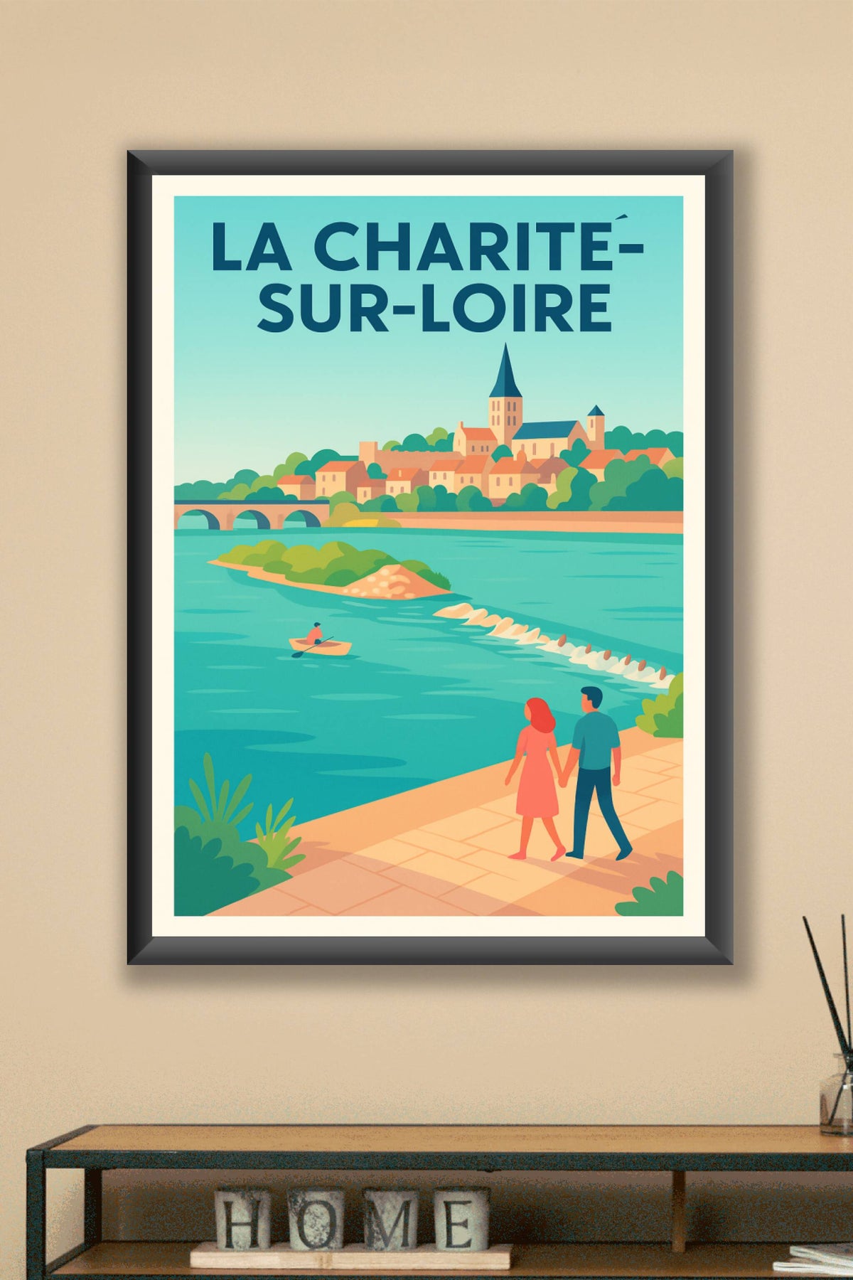 Affiche de La Charité-sur-Loire - Une escapade romantique au bord de la Loire