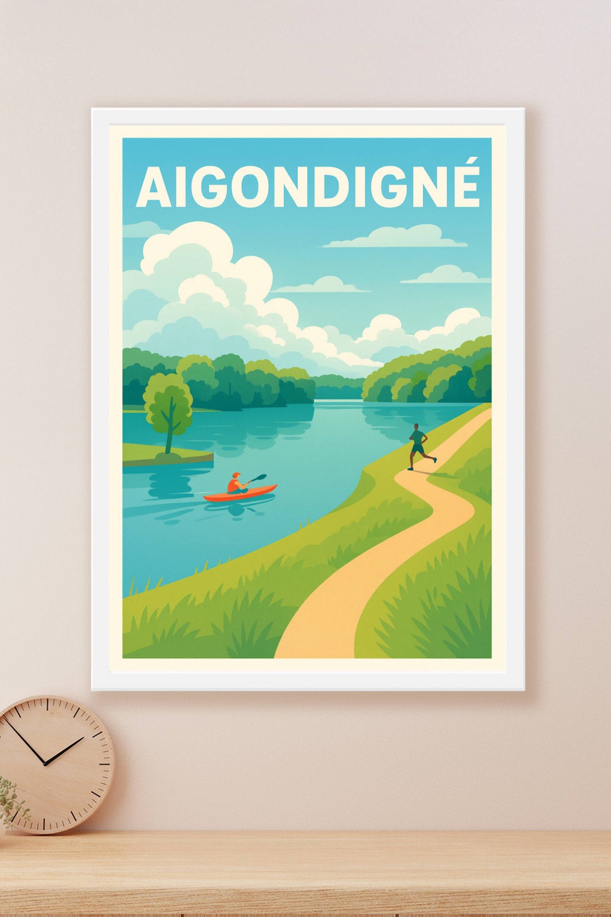 Affiche de Aigondigné - Escapade nature au fil de l'eau