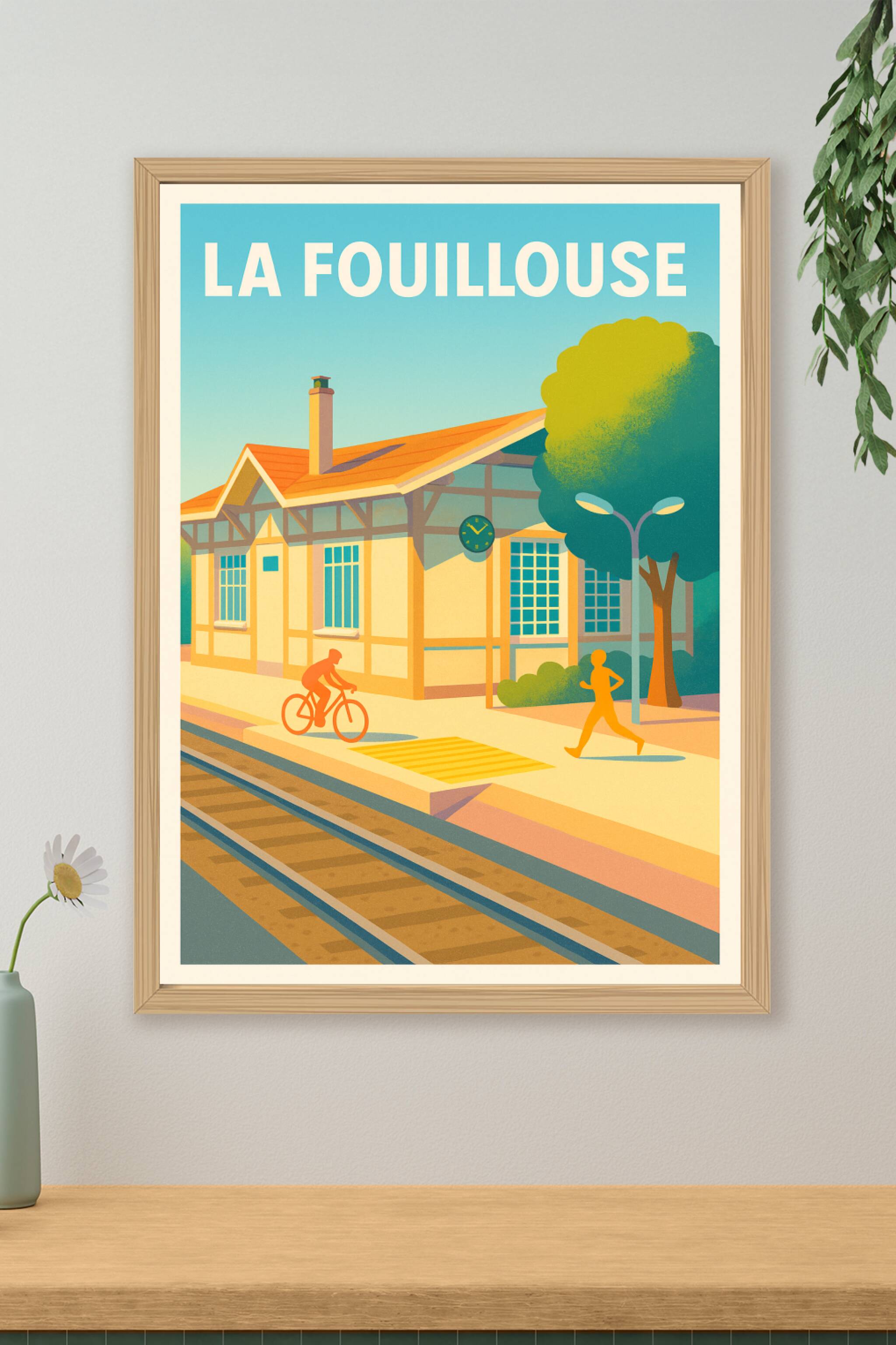 Affiche de La Fouillouse - Une escale sereine au cœur de la nature