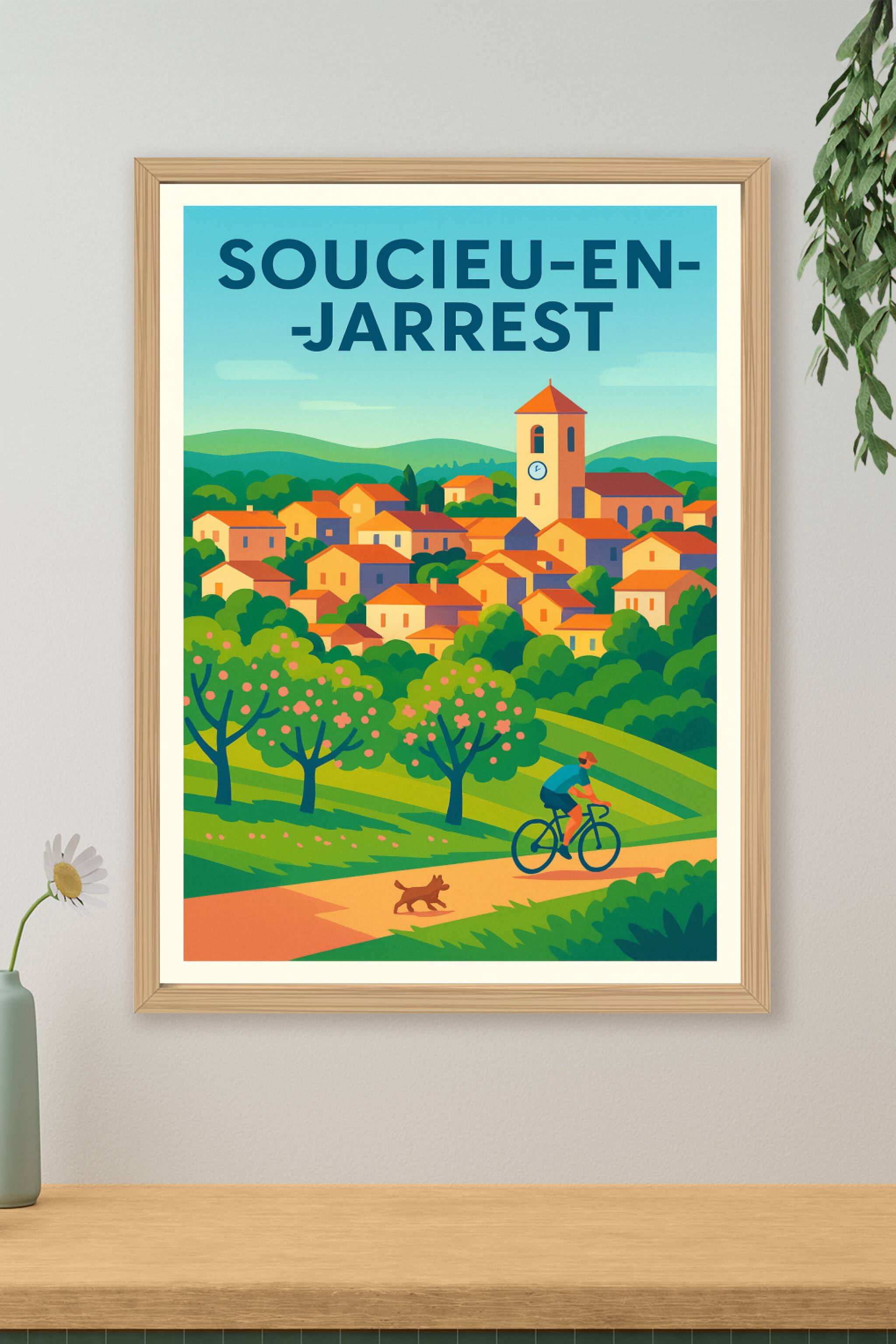 Affiche de Soucieu-en-Jarrest - Charme et nature en pleine harmonie