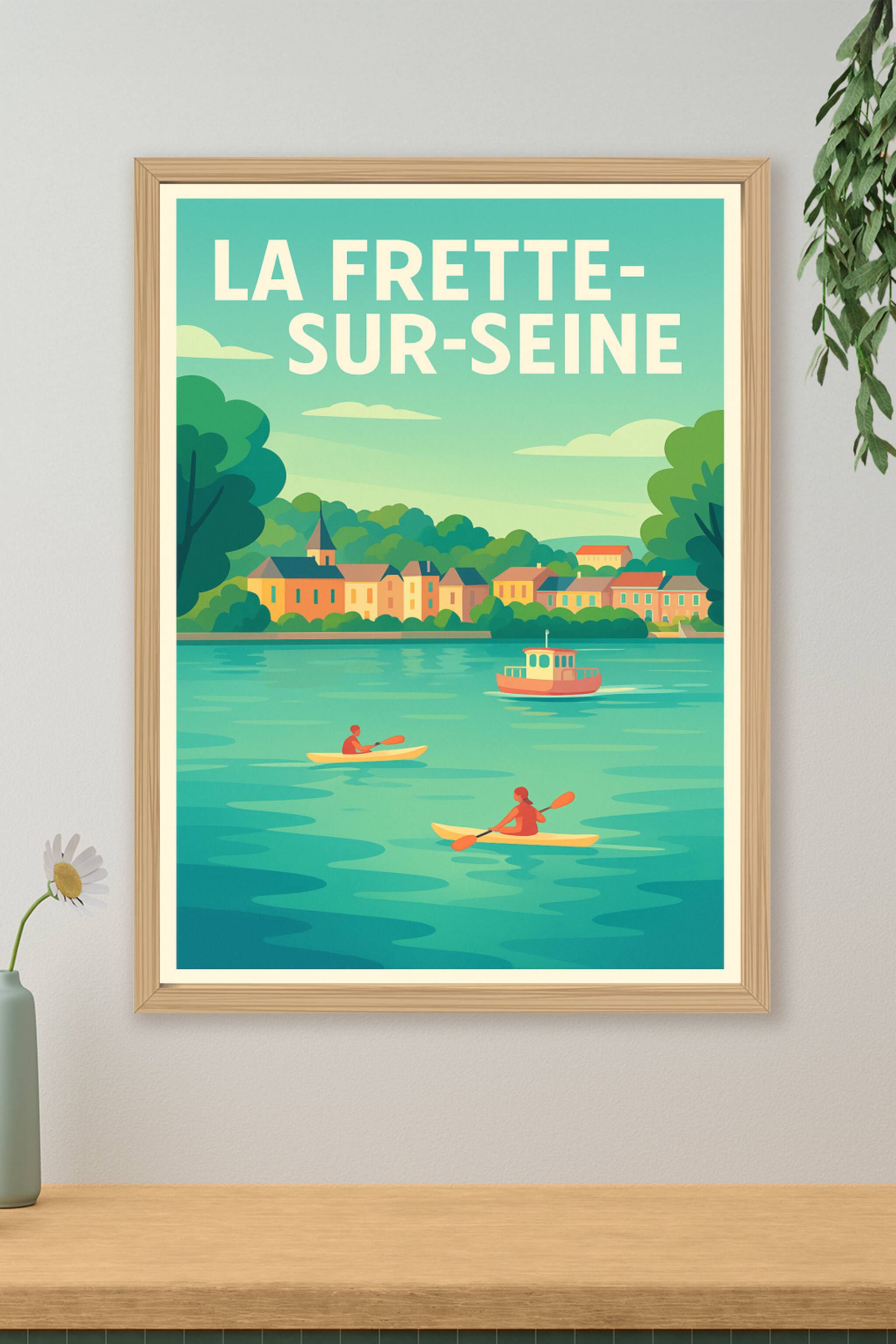 Affiche de La Frette-sur-Seine - Sérénité au fil de l'eau