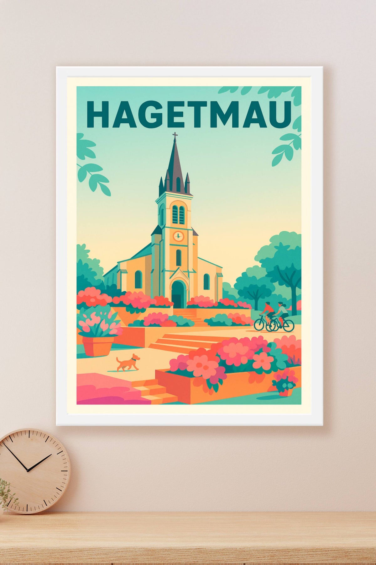 Affiche de Hagetmau - Charme et sérénité au cœur du Béarn