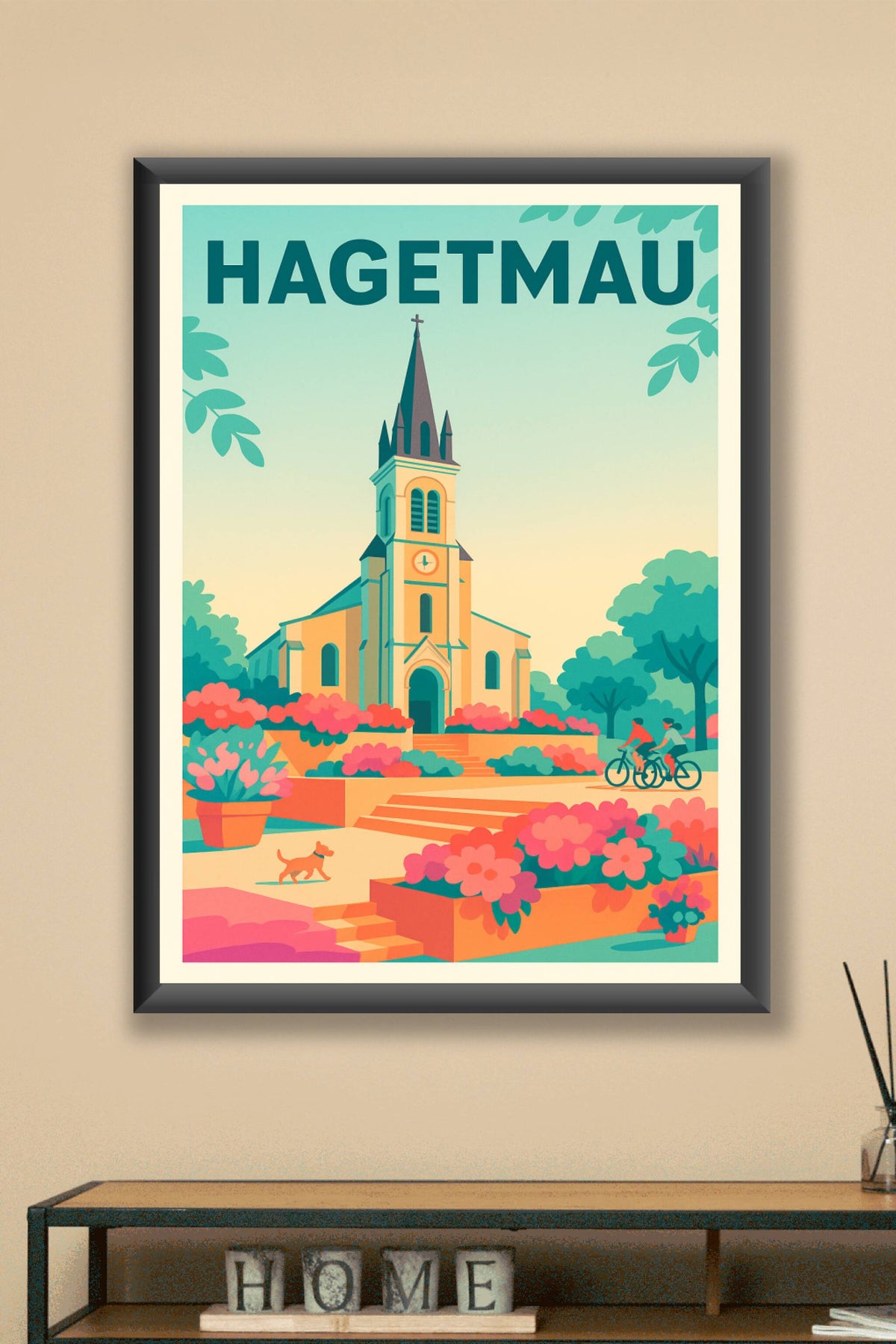 Affiche de Hagetmau - Charme et sérénité au cœur du Béarn