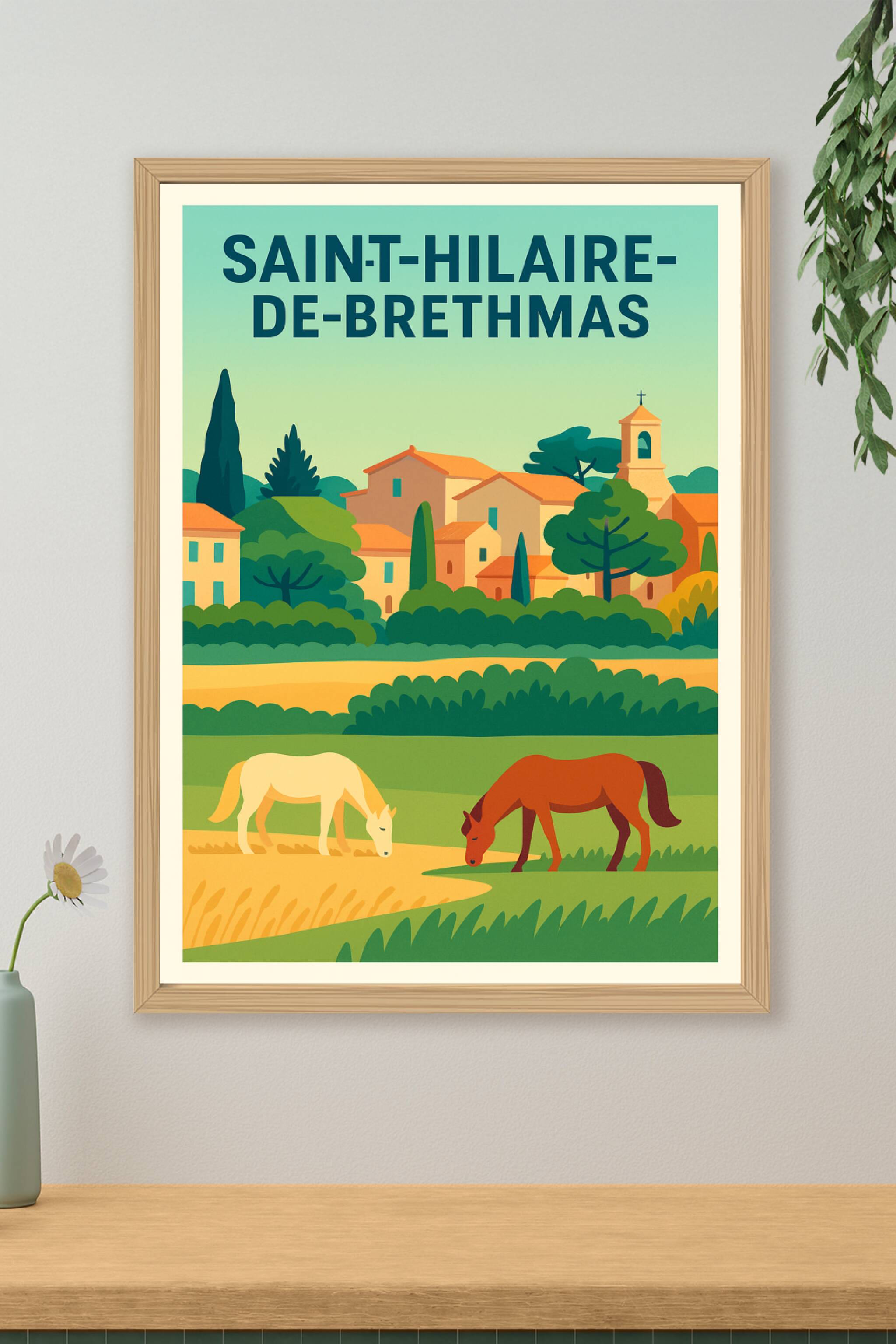 Affiche de Saint-Hilaire-de-Brethmas - Charme bucolique en pleine nature