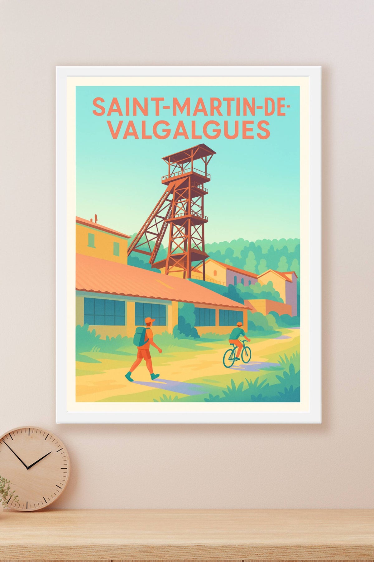Affiche de Saint-Martin-de-Valgalgues - L'âme industrielle en balade