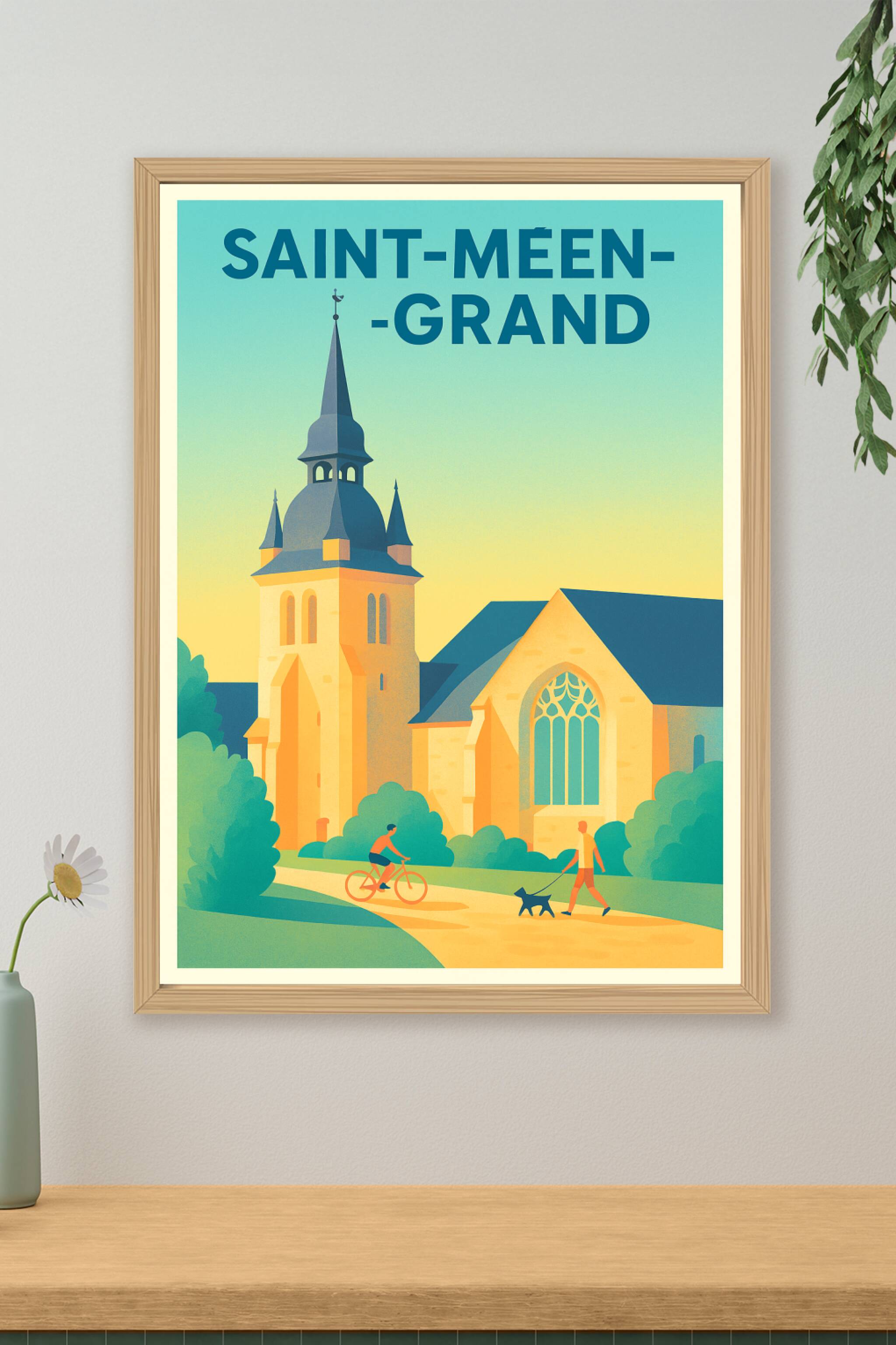 Affiche de Saint-Méen-le-Grand - Un havre de sérénité et patrimoine