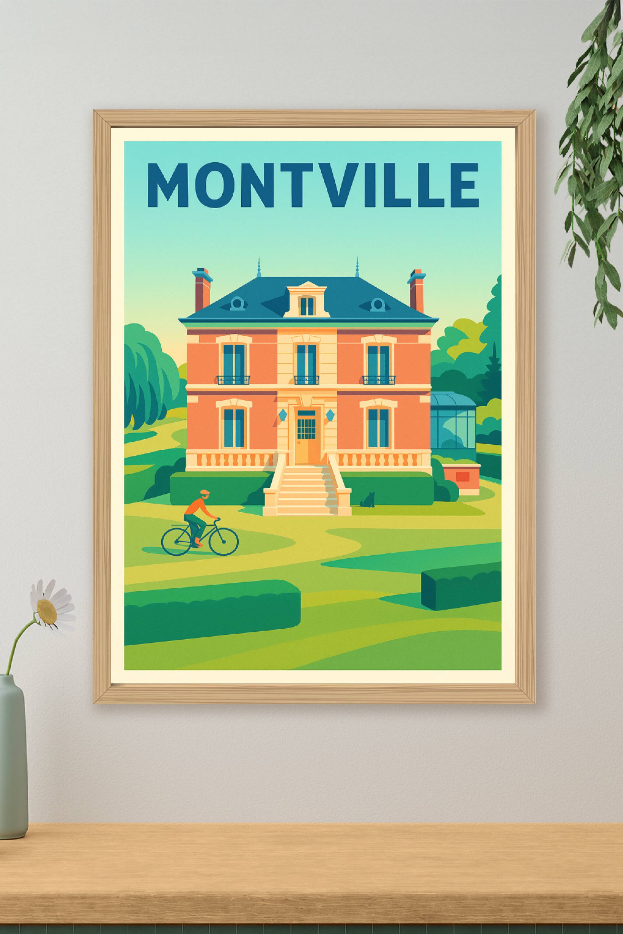 Affiche de Montville - Charme et sérénité en pleine nature