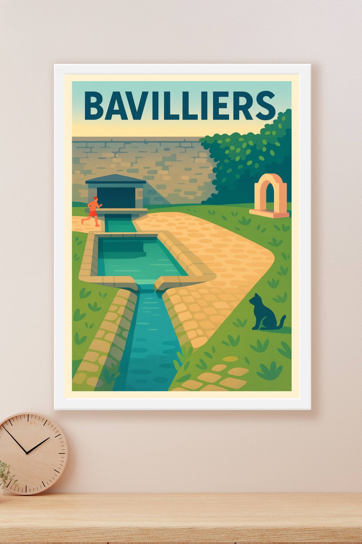 Affiche de Bavilliers - Harmonie urbaine et nature paisible