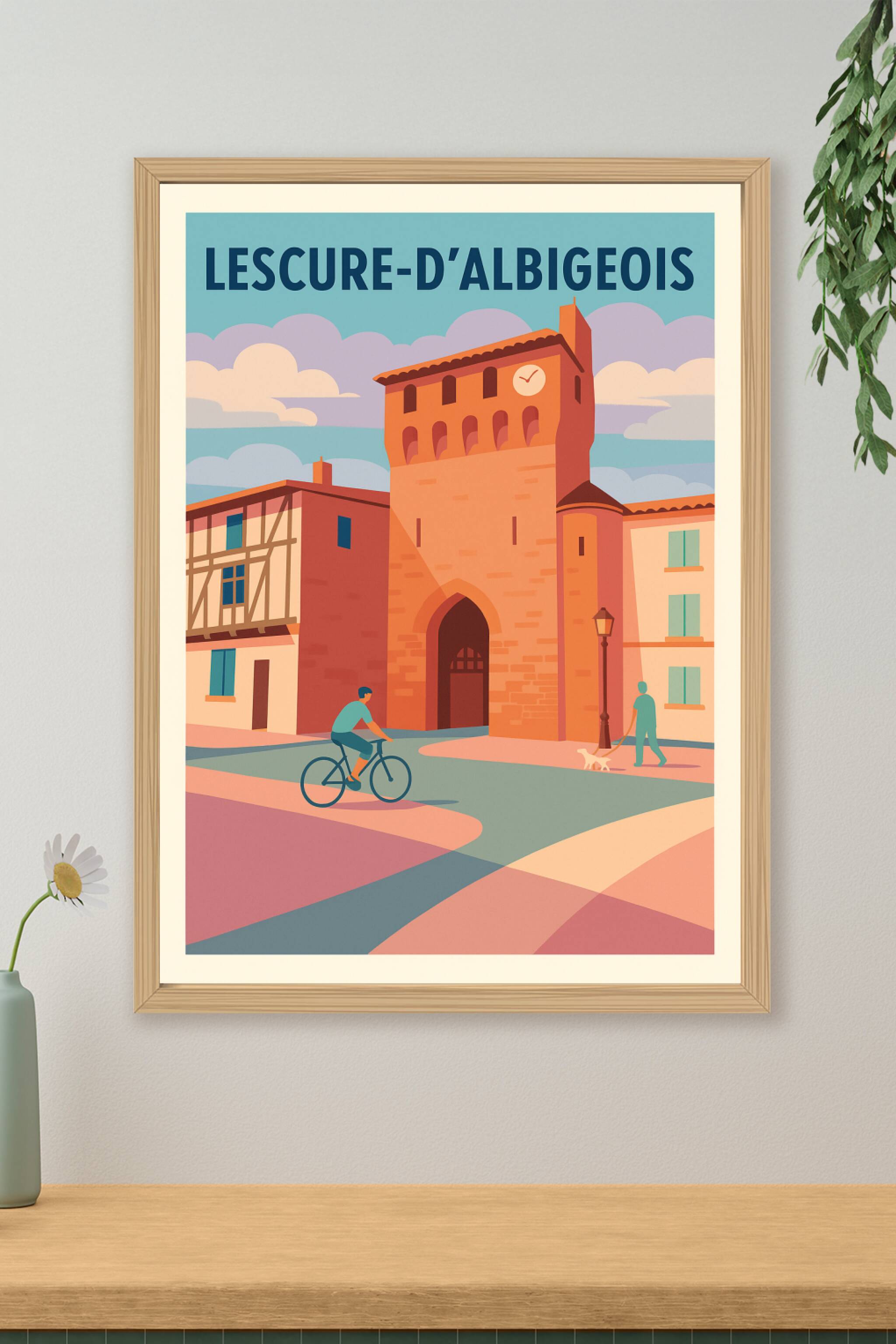 Affiche de Lescure-d'Albigeois - Charme et patrimoine au cœur du Tarn
