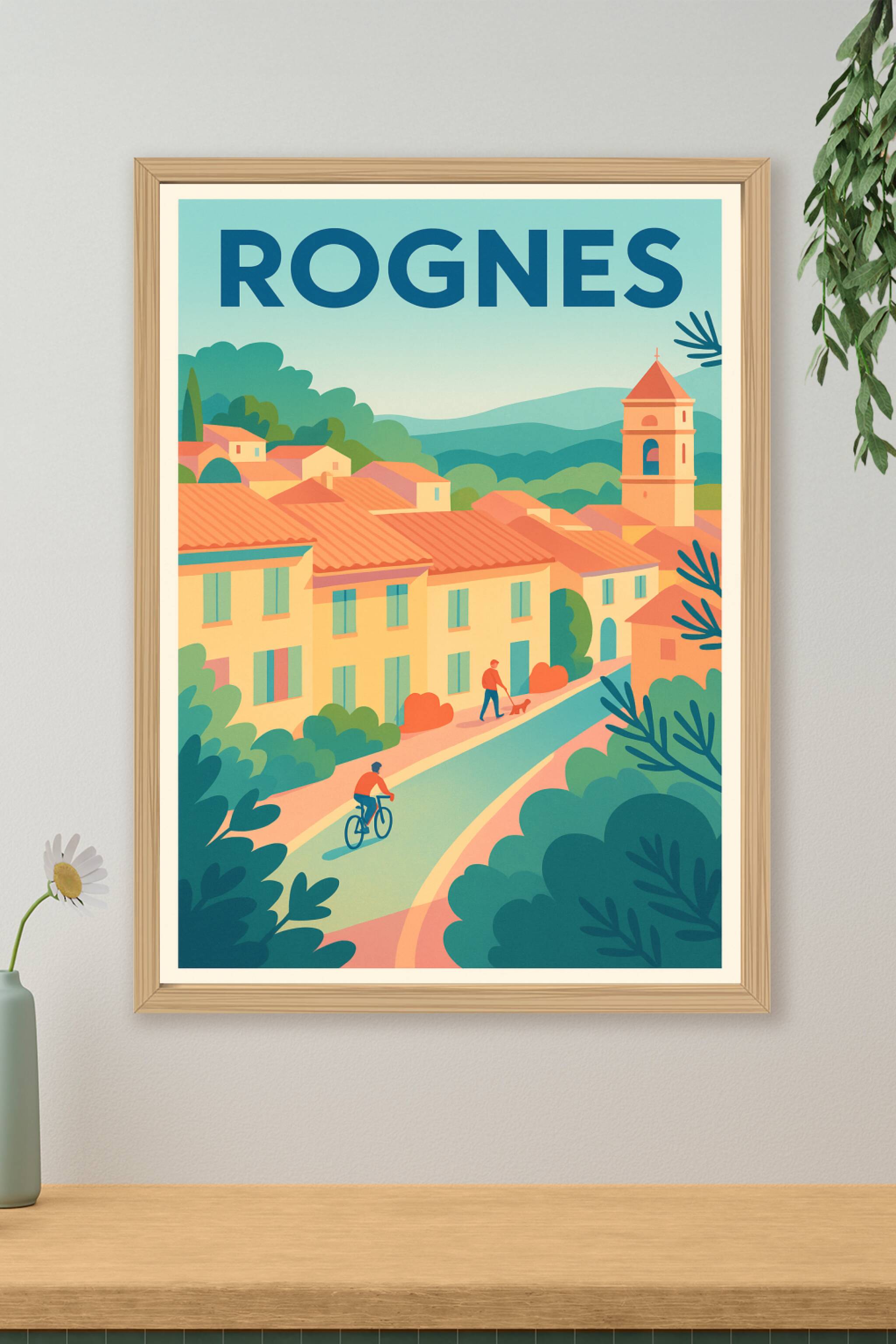 Affiche de Rognes - Charme et sérénité provençale
