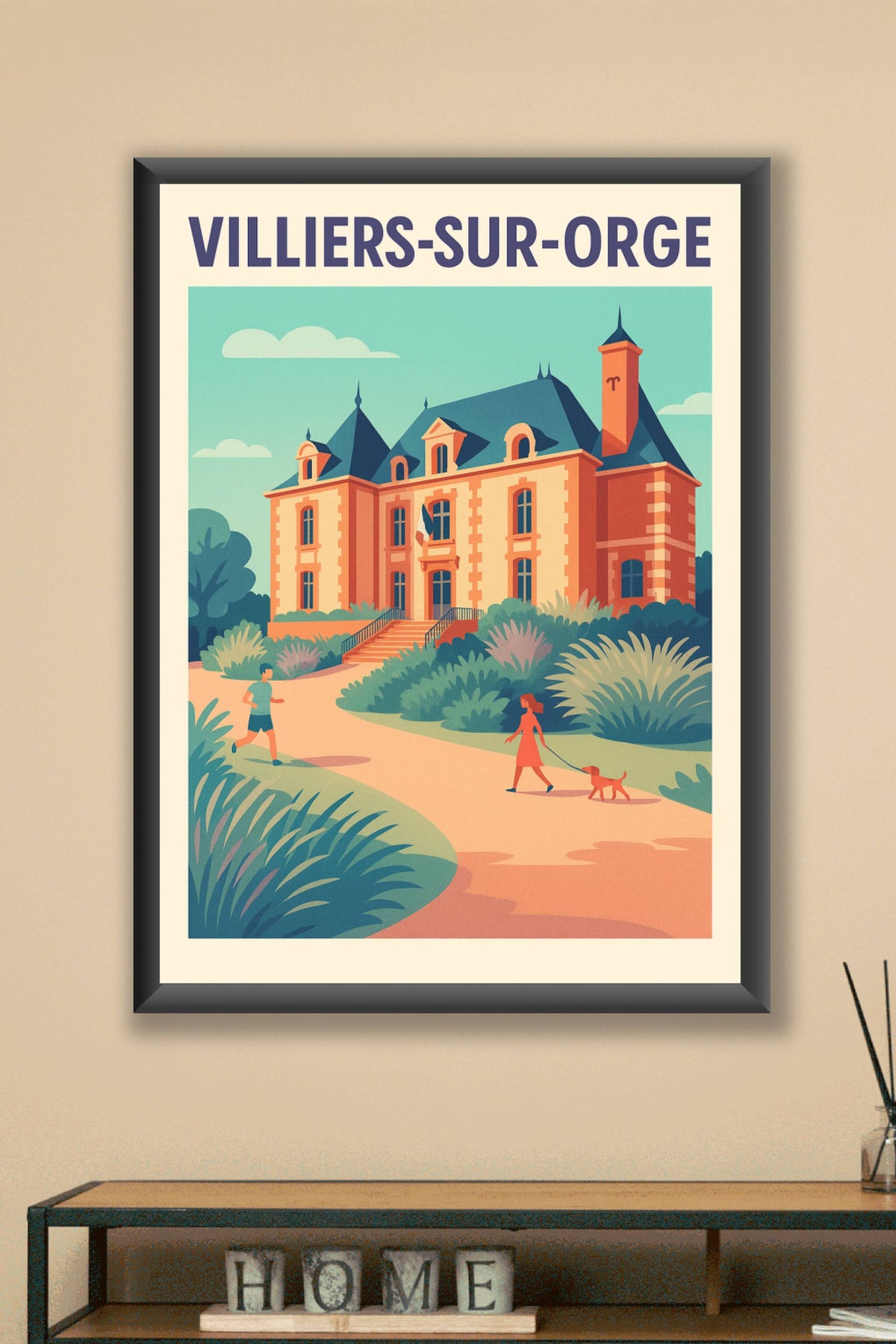 Affiche de Villiers-sur-Orge - Élégance et sérénité au cœur de la nature