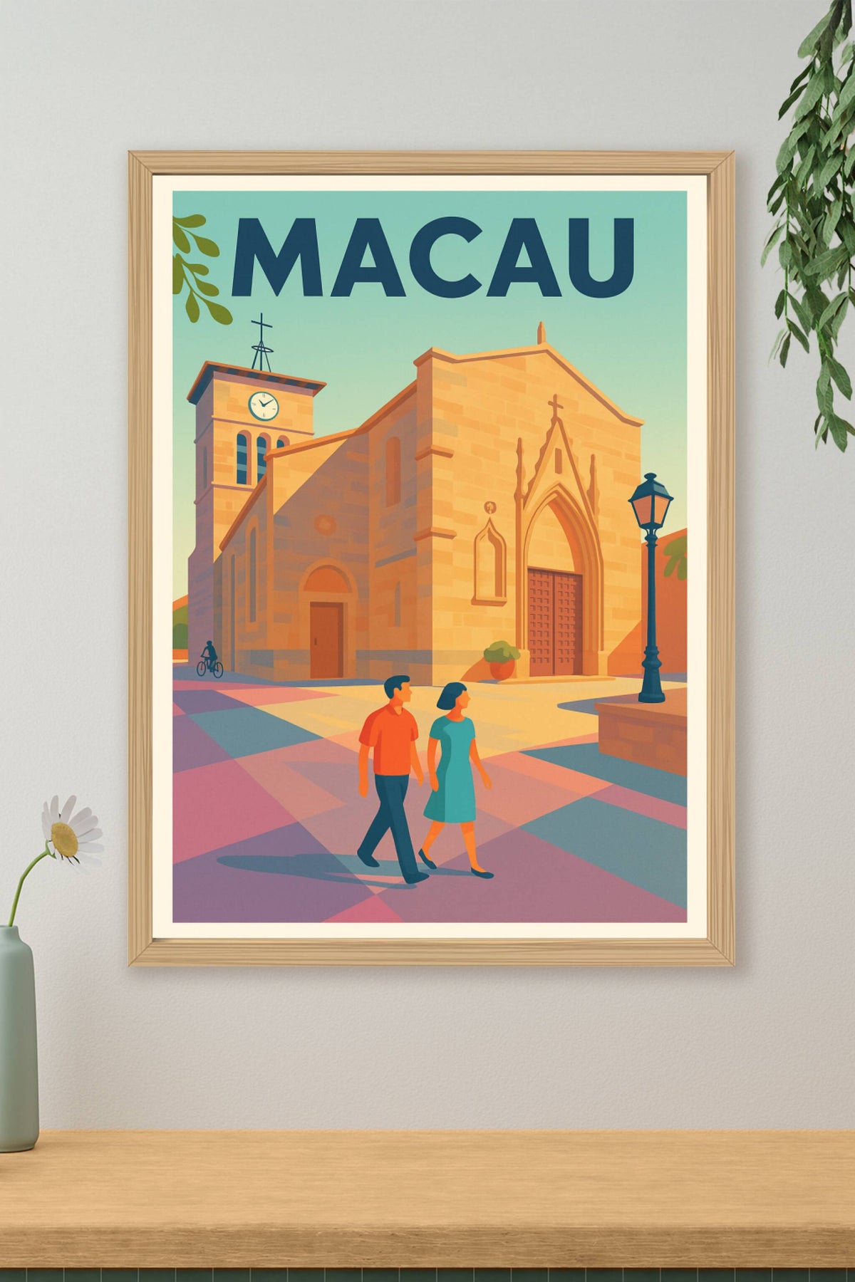 Affiche de Macau - Charme et sérénité au cœur de la ville