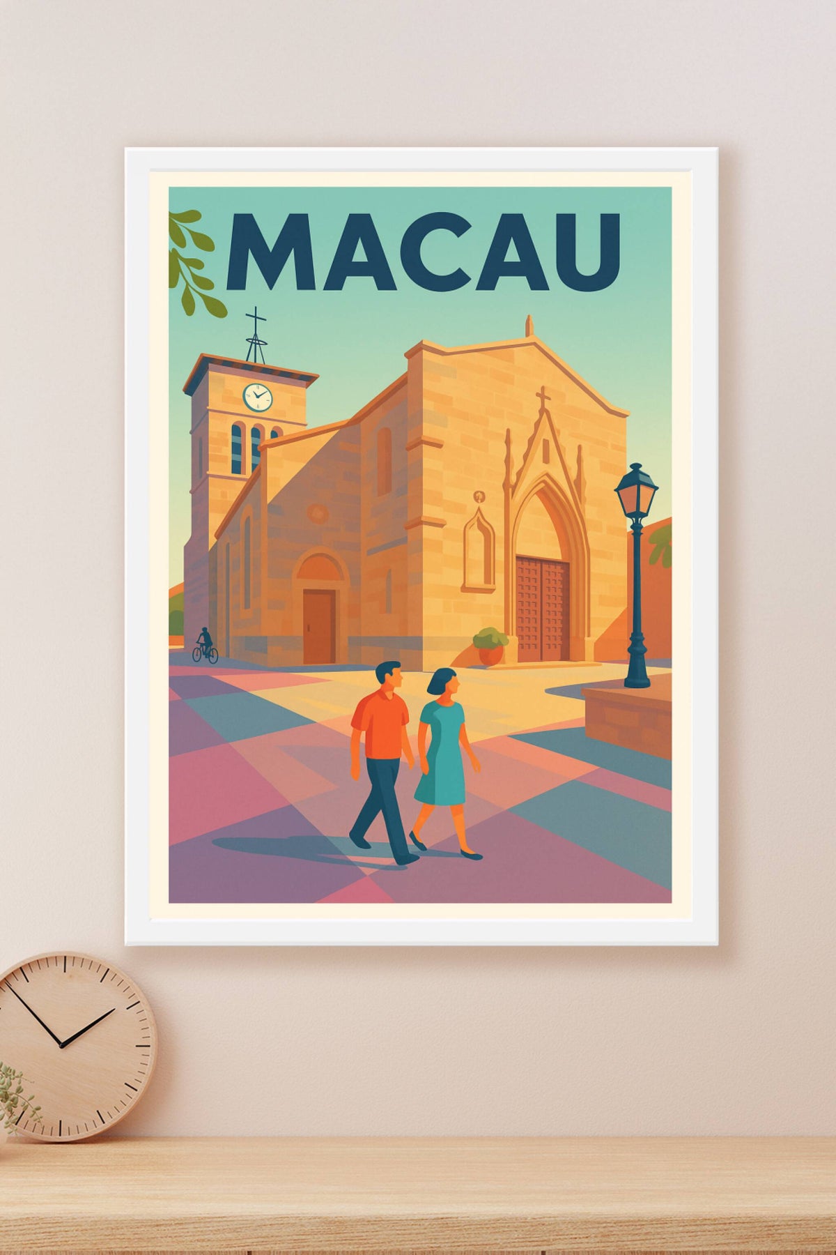 Affiche de Macau - Charme et sérénité au cœur de la ville