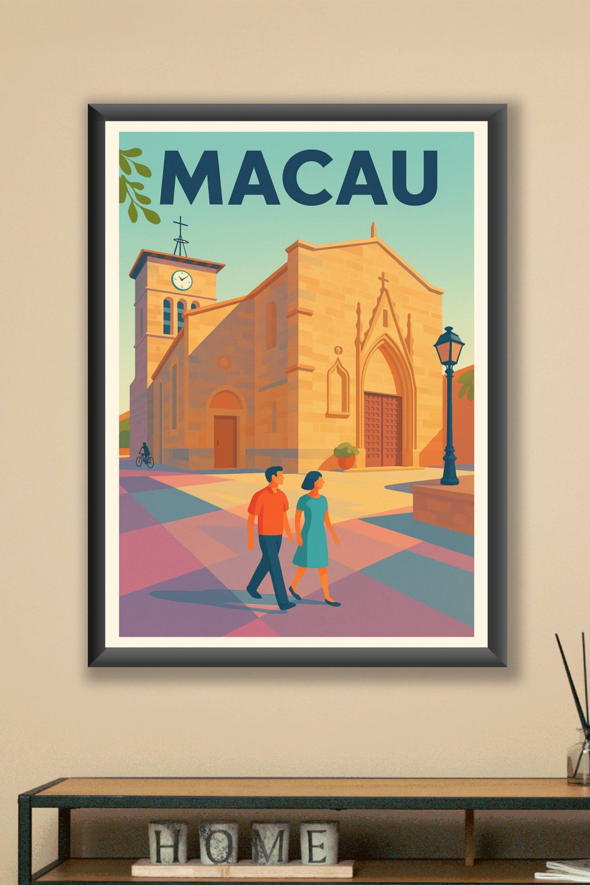 Affiche de Macau - Charme et sérénité au cœur de la ville