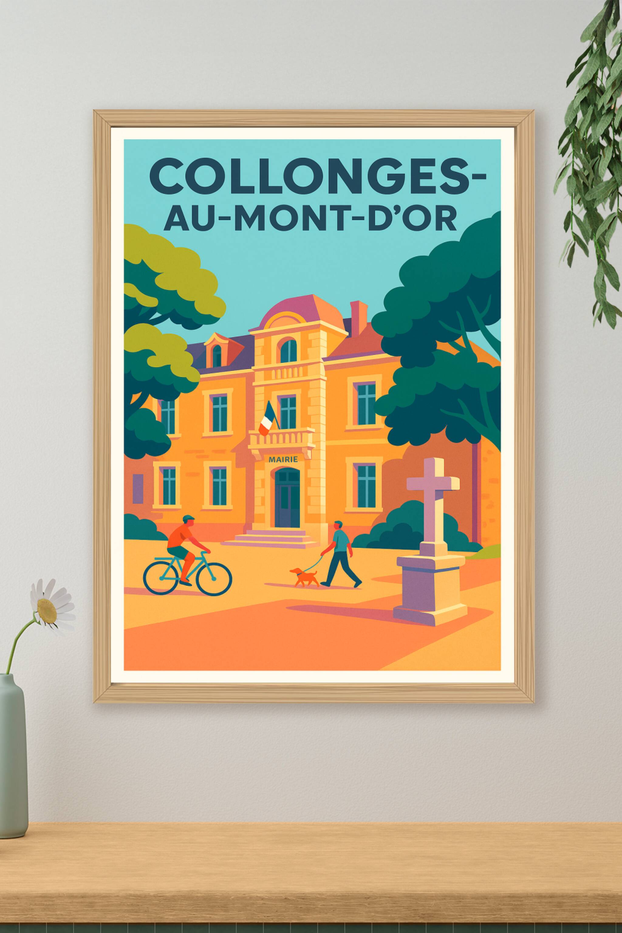 Affiche de Collonges-au-Mont-d'Or - Charme et sérénité au cœur du village