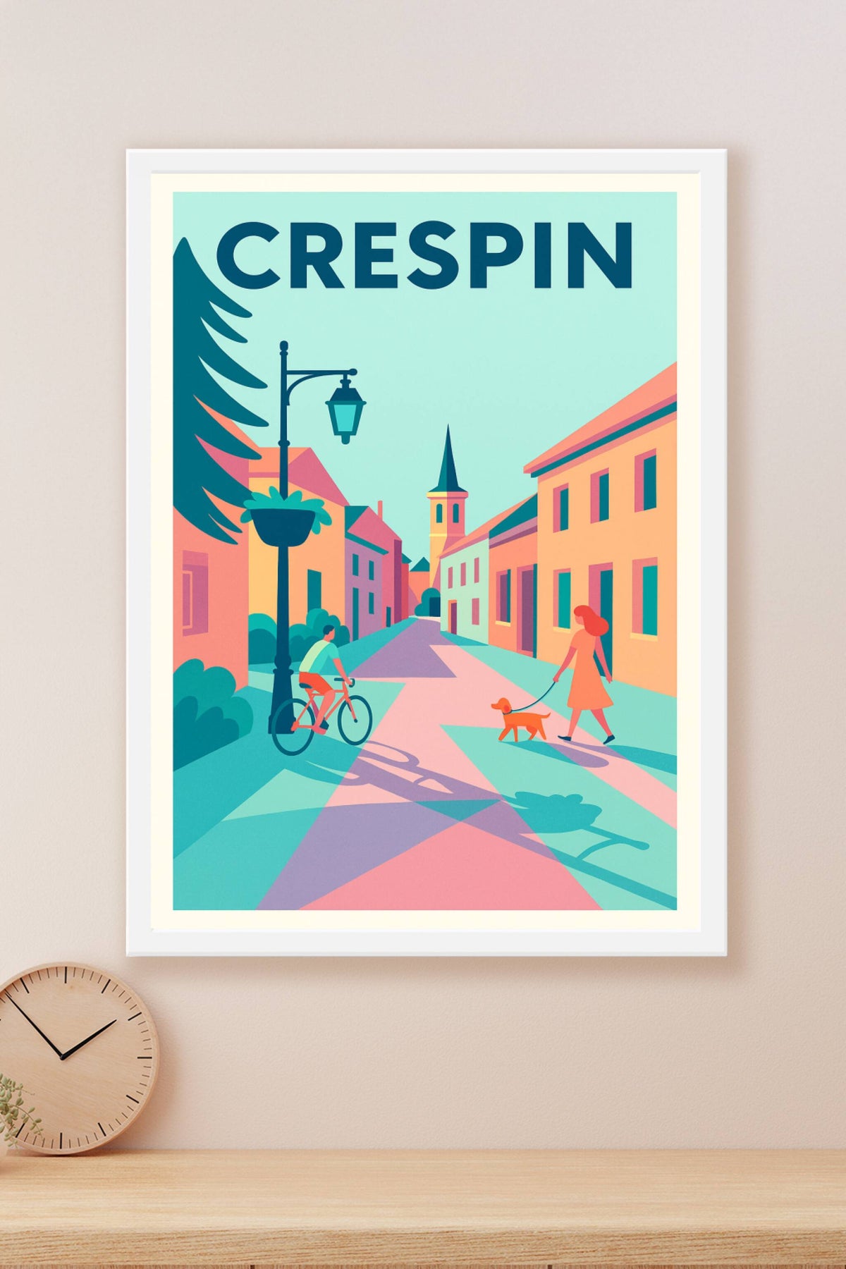 Affiche de Crespin - Promenade paisible au cœur du village
