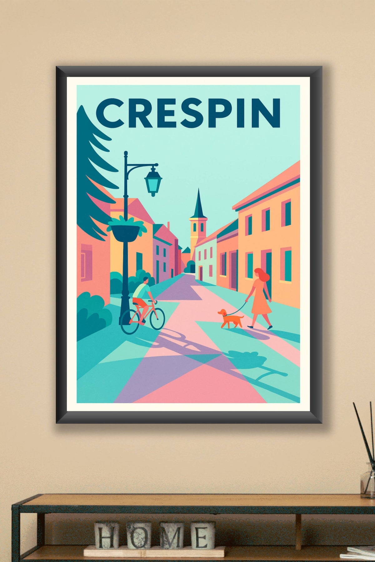 Affiche de Crespin - Promenade paisible au cœur du village