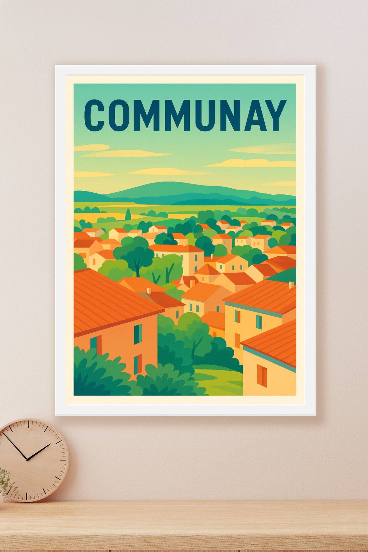 Affiche de Communay - Élégance et charme de la campagne lyonnaise